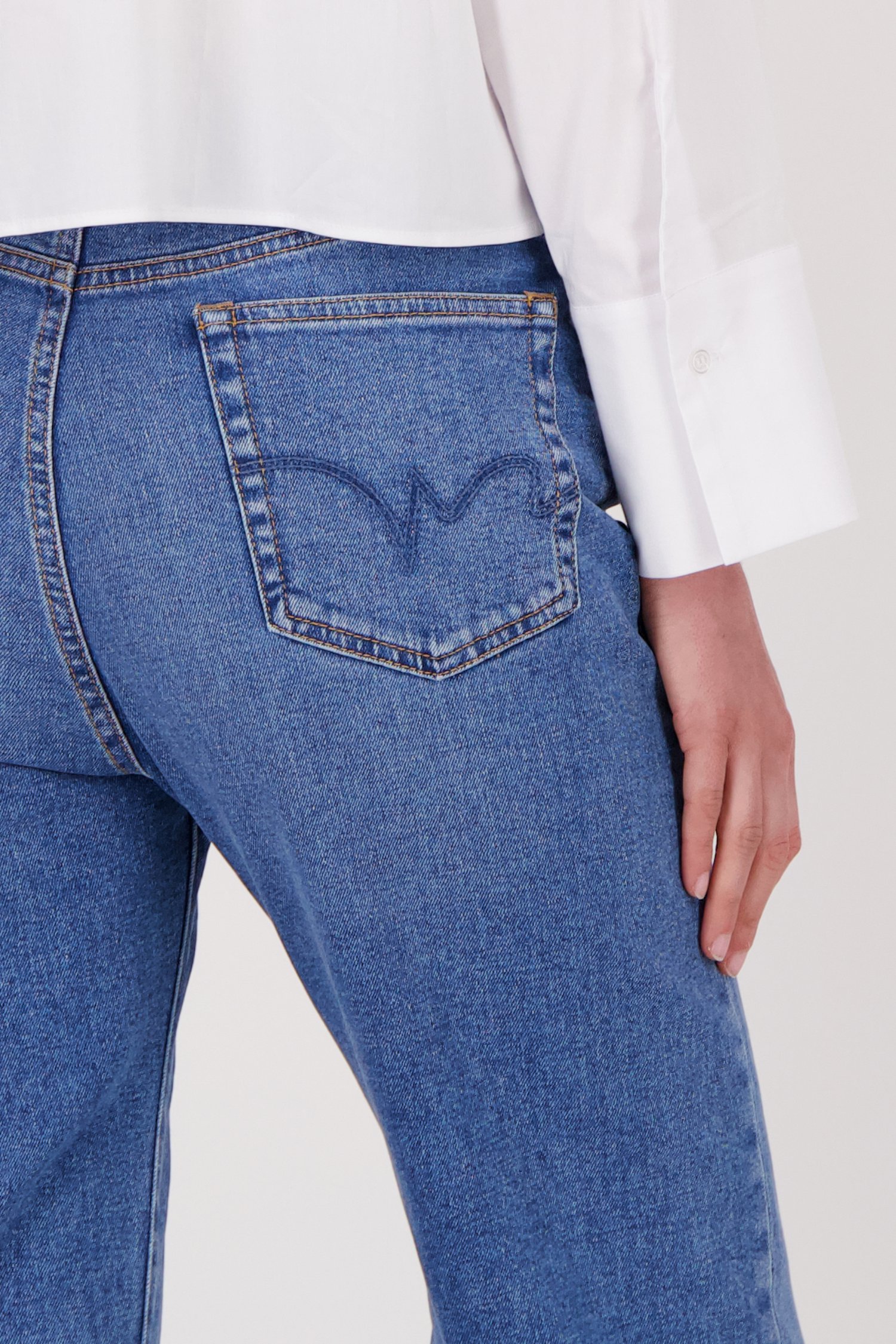 Jean bleu - Straight fit de Liberty Island Denim pour Femmes