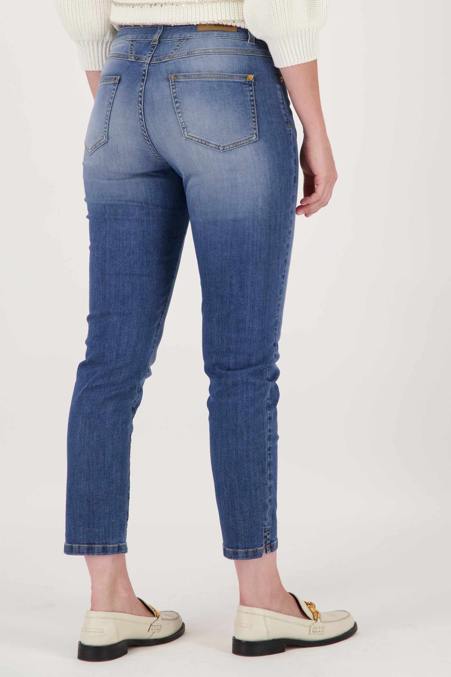 Jean bleu - Straight fit de More & More pour Femmes