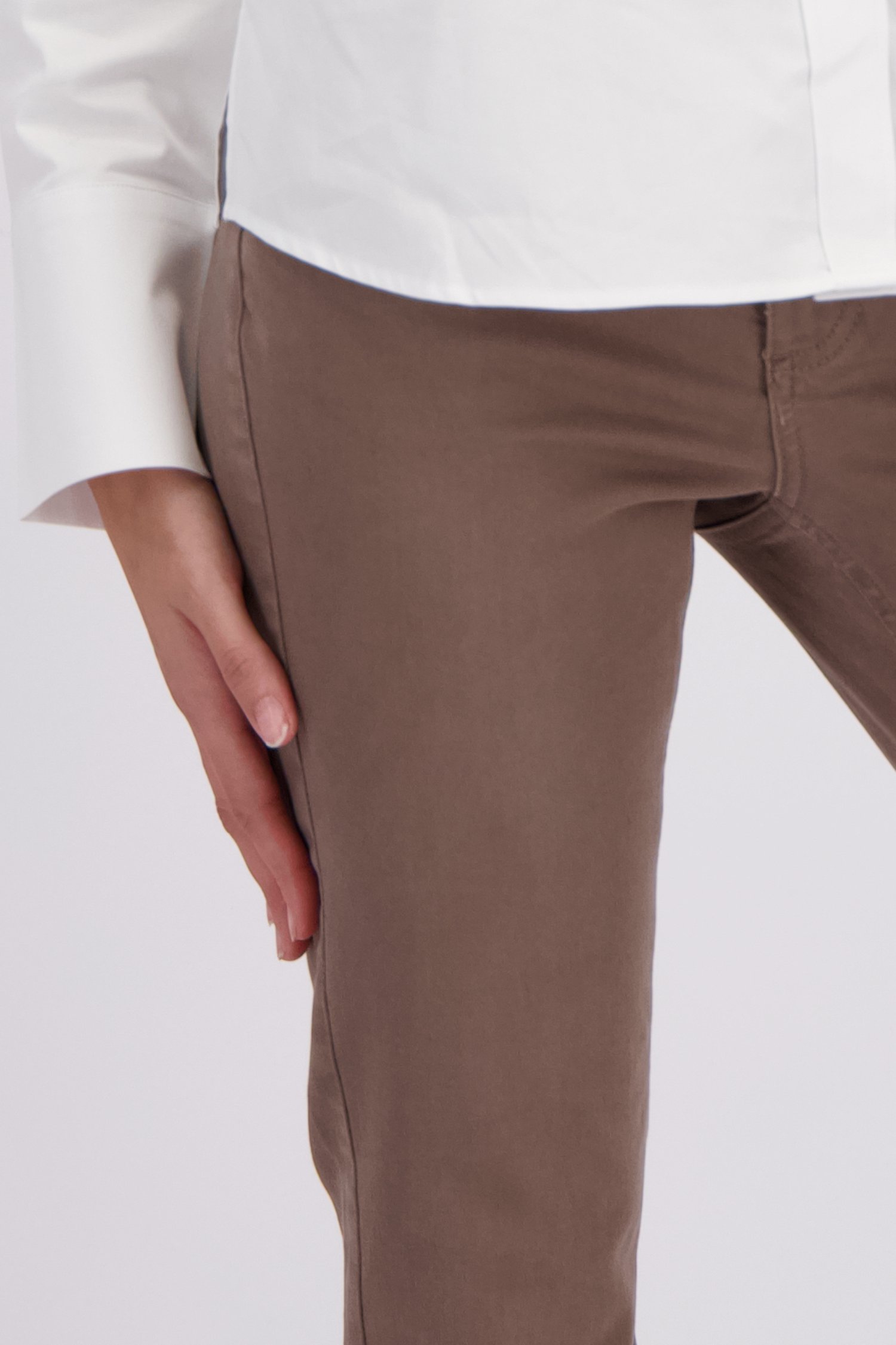 Détail de Jean brun – Bootcut fit de Angels pour Femmes