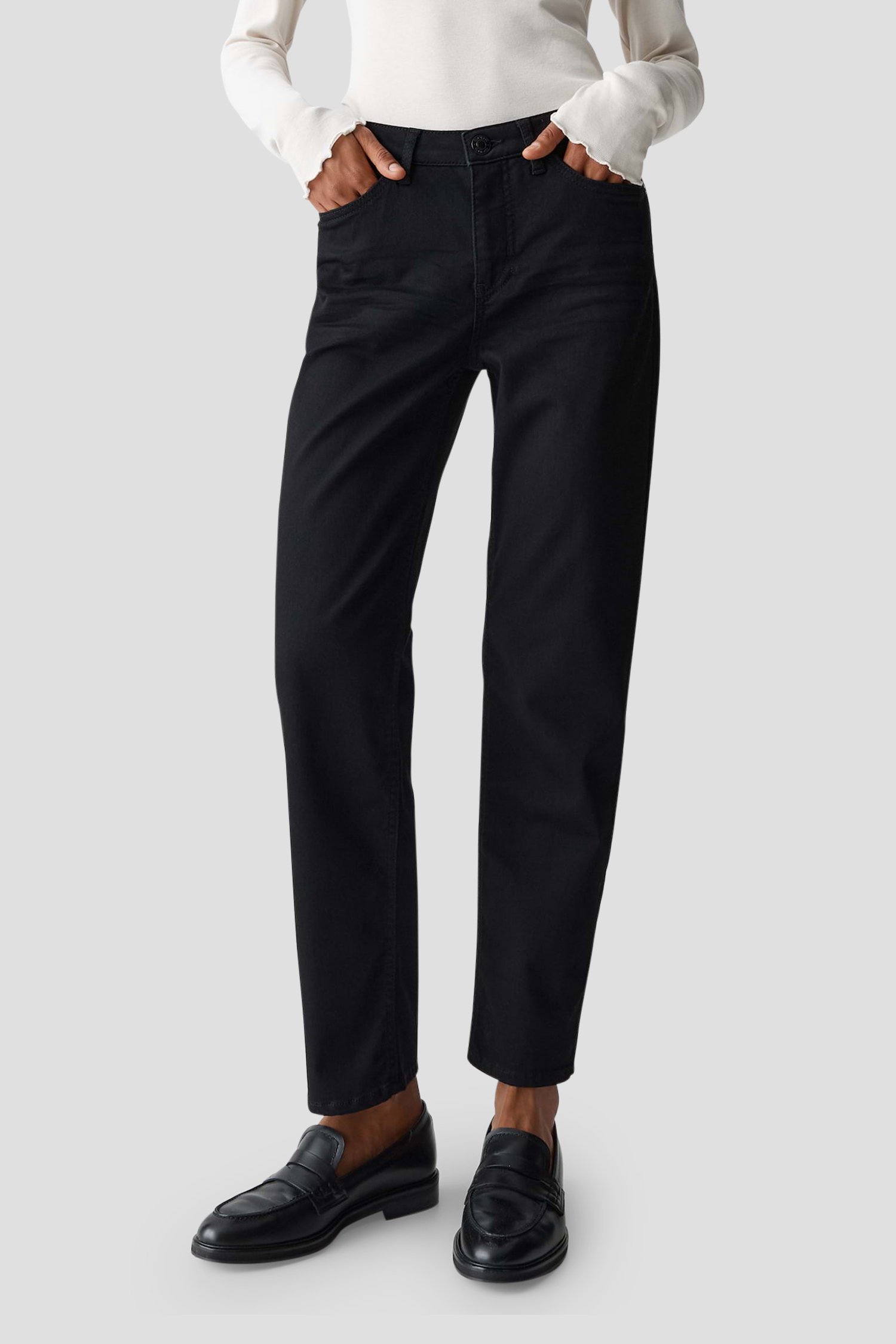 Le devant de Jean gris bleu – Skinny fit de Opus pour Femmes