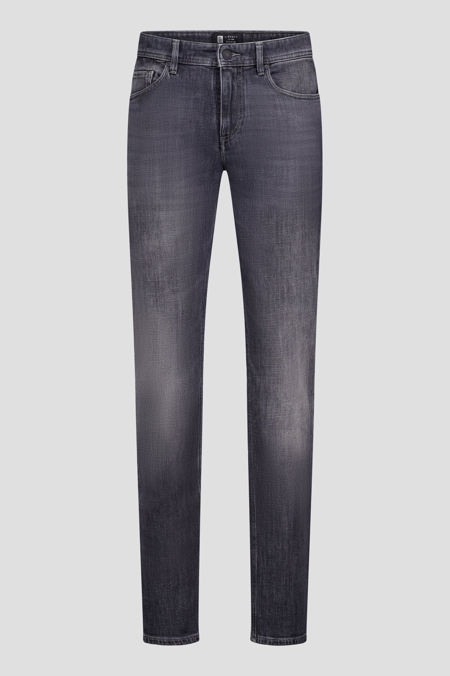Jean gris - Slim fit de Liberty Island Denim pour Hommes