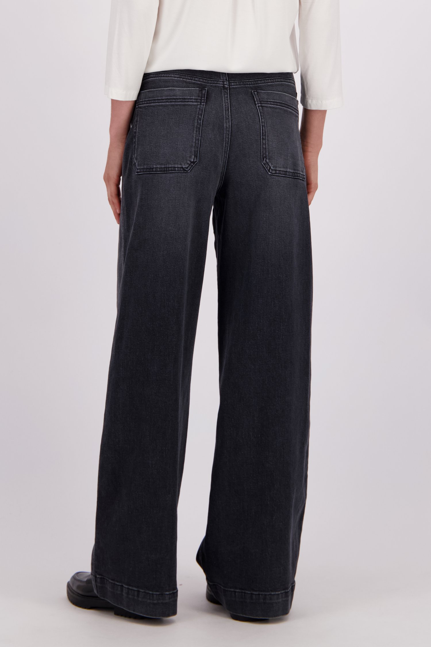 Photo supplémentaire 3 de Jean noir – Wide leg fit de Liberty Island Denim pour Femmes