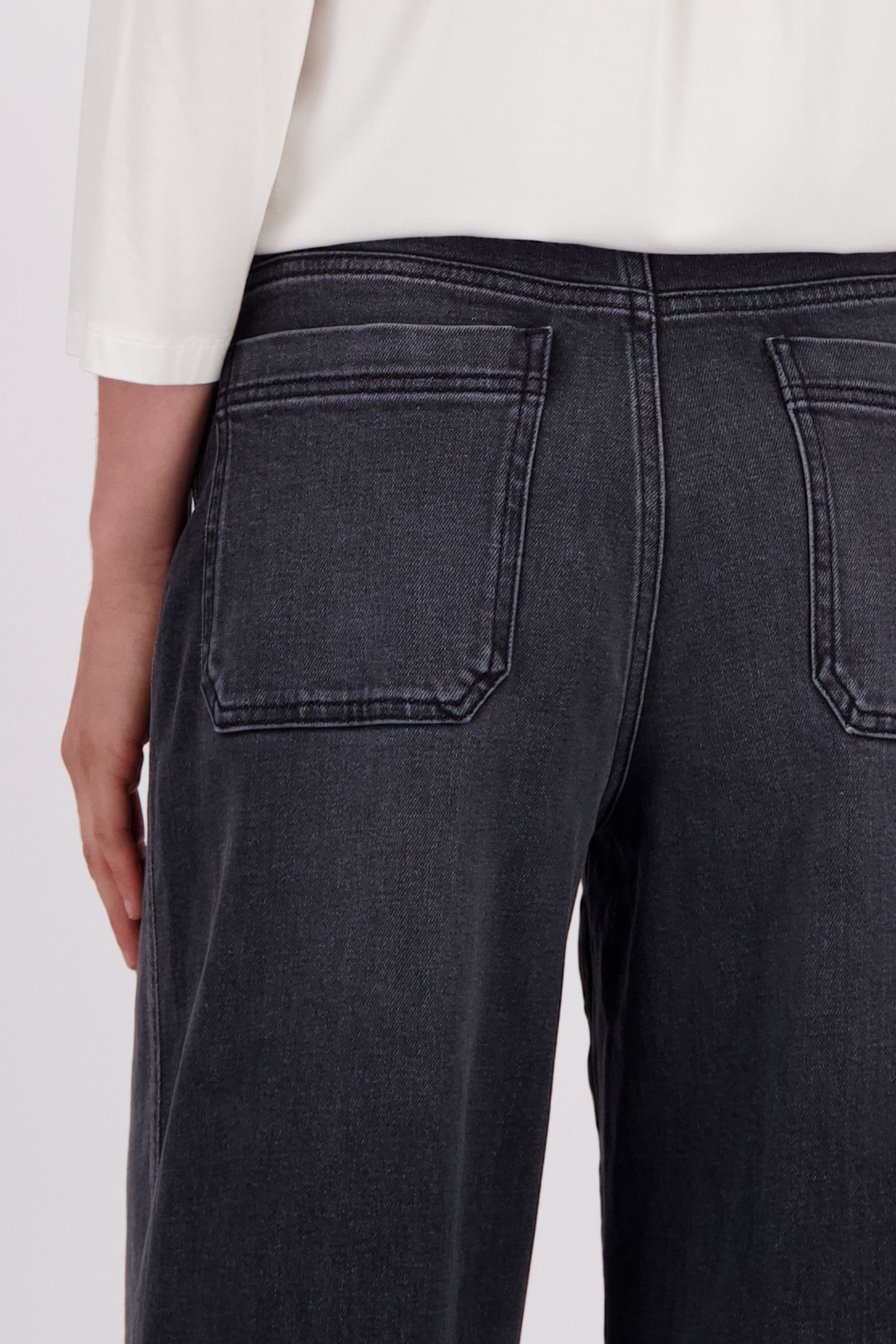 Photo supplémentaire 4 de Jean noir – Wide leg fit de Liberty Island Denim pour Femmes