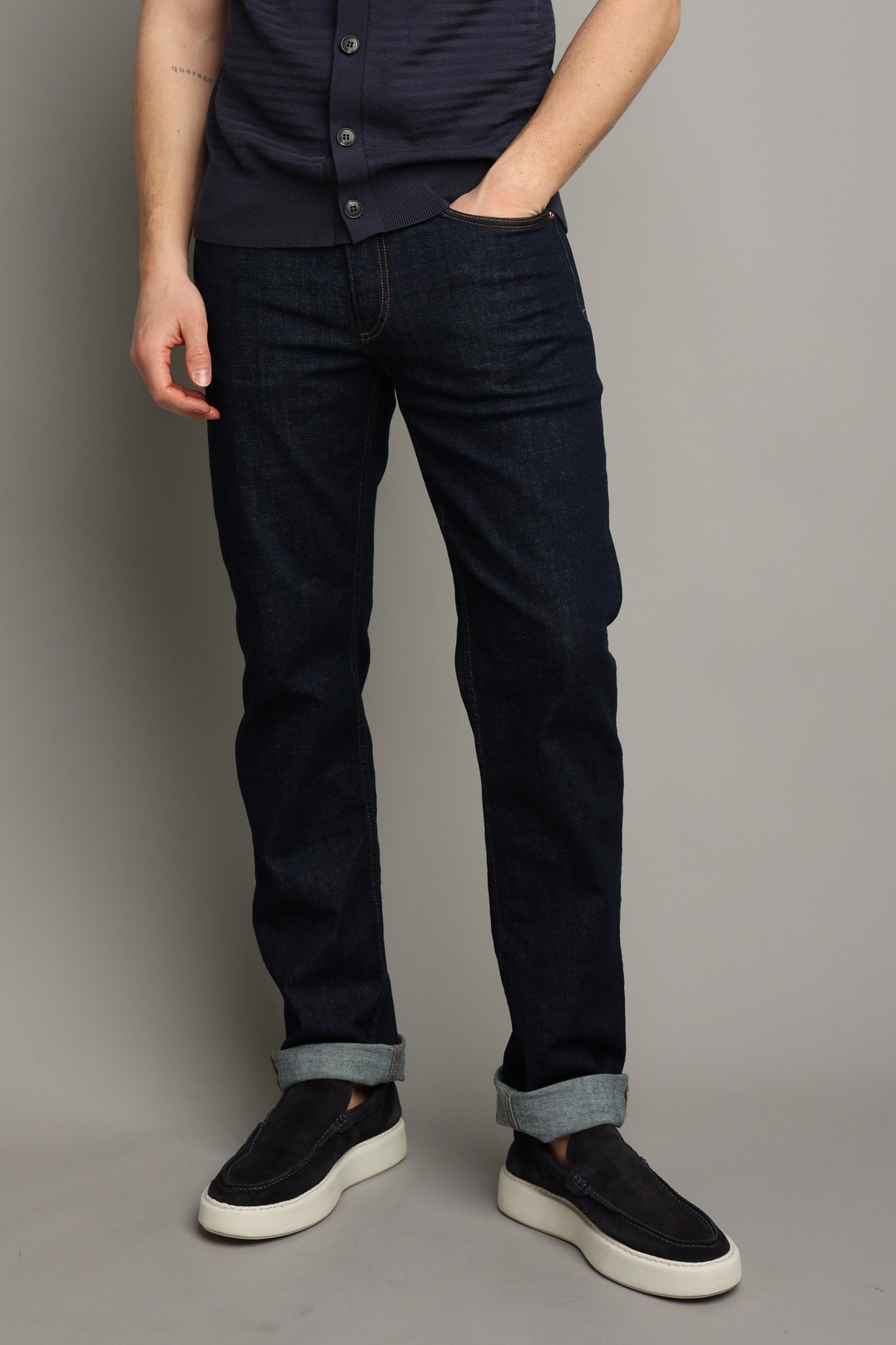 Photo produit 3 de Jeans bleu marine - Tom - regular fit - L34 de Liberty Island Denim pour Hommes