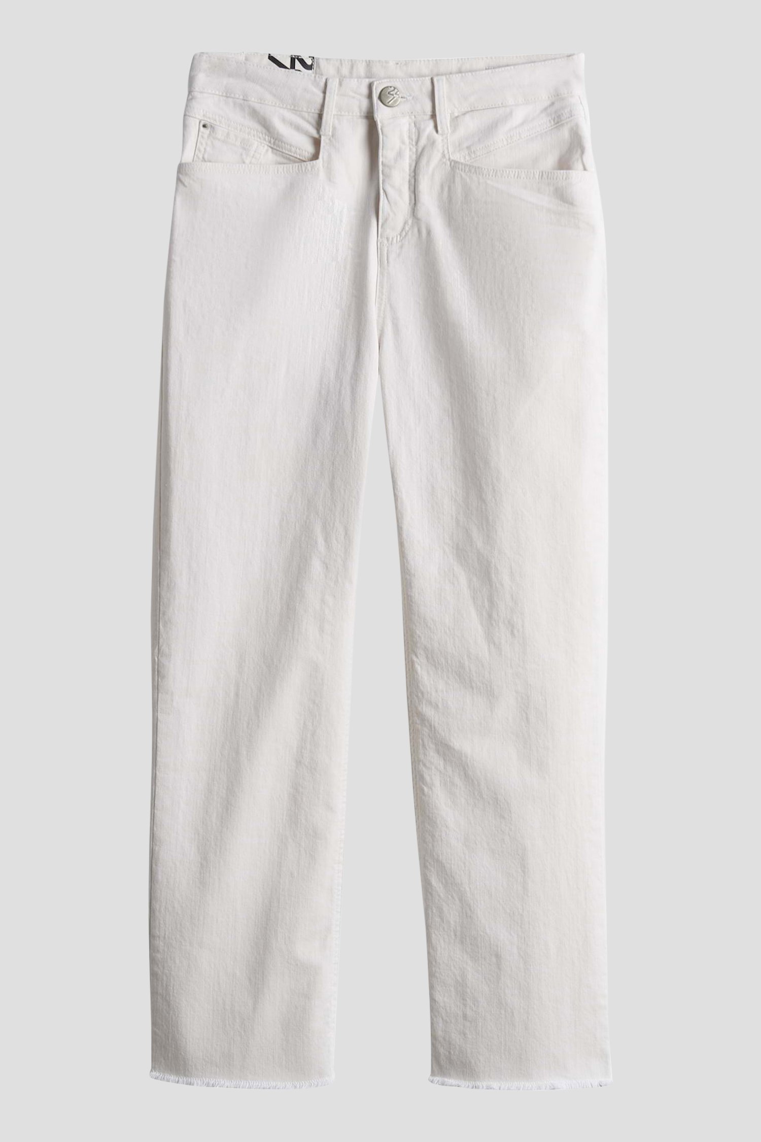 Jeans ecru - Straight fit - Longueur 7/8 de Opus pour Femmes