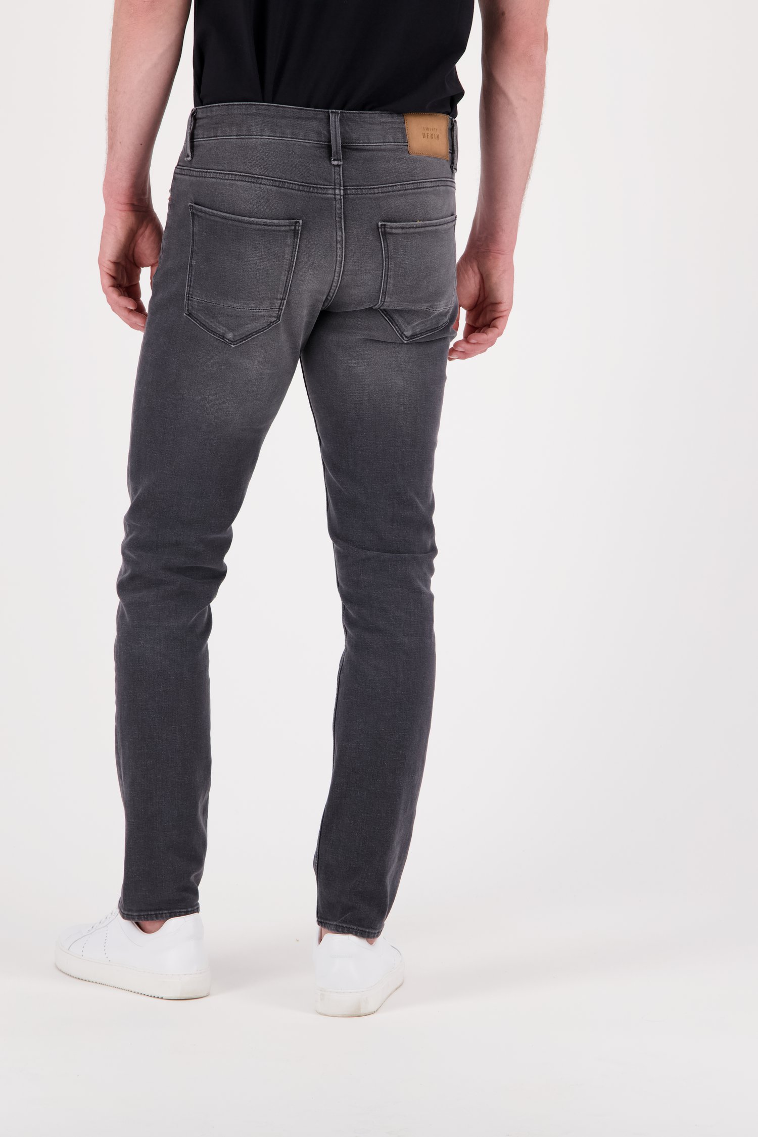 Jeans gris - Tim – slim fit - L34  de Liberty Island Denim pour Hommes