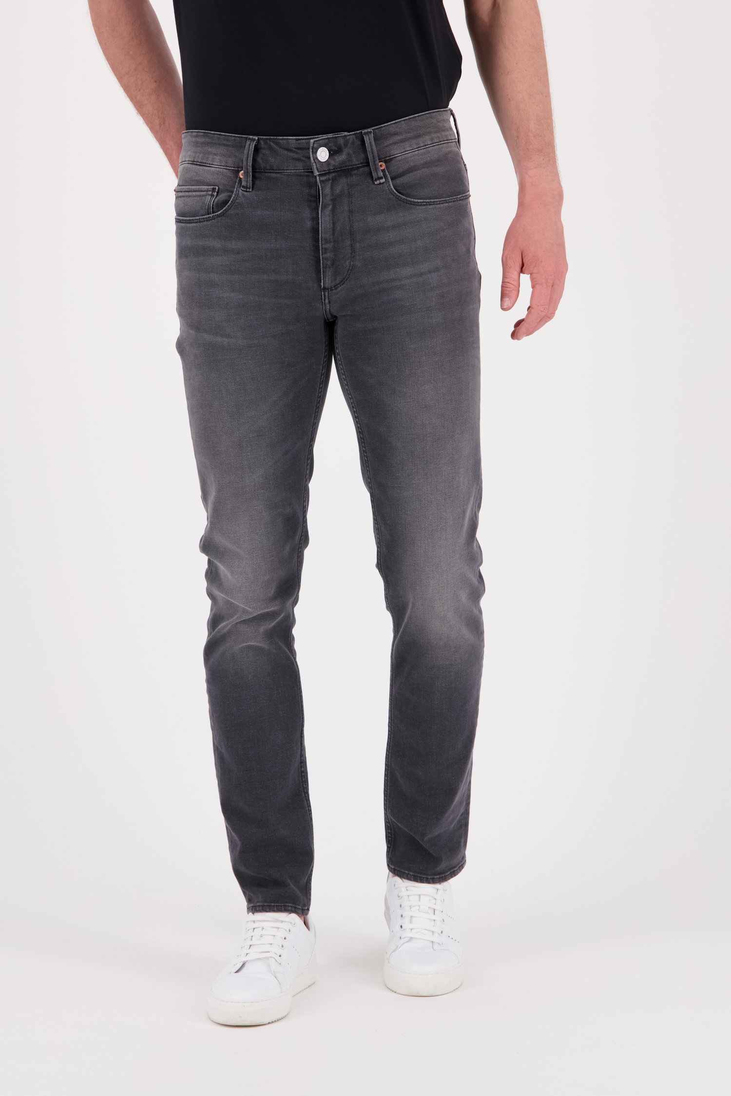 Jeans gris - Tim – slim fit - L34  de Liberty Island Denim pour Hommes