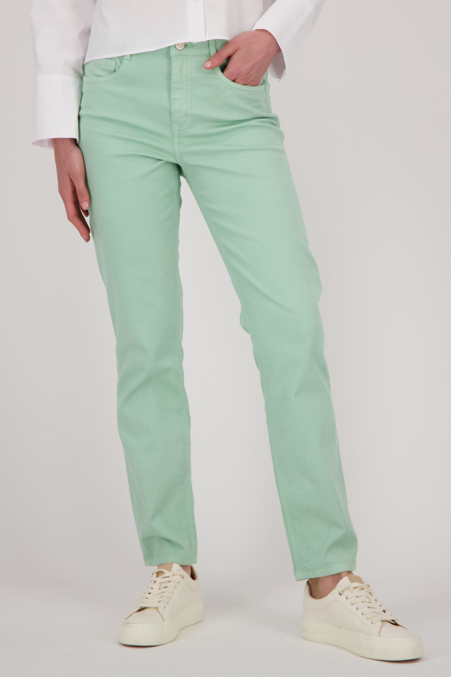 Jeans vert clair - Tammy - Straight fit de Liberty Island Denim pour Femmes