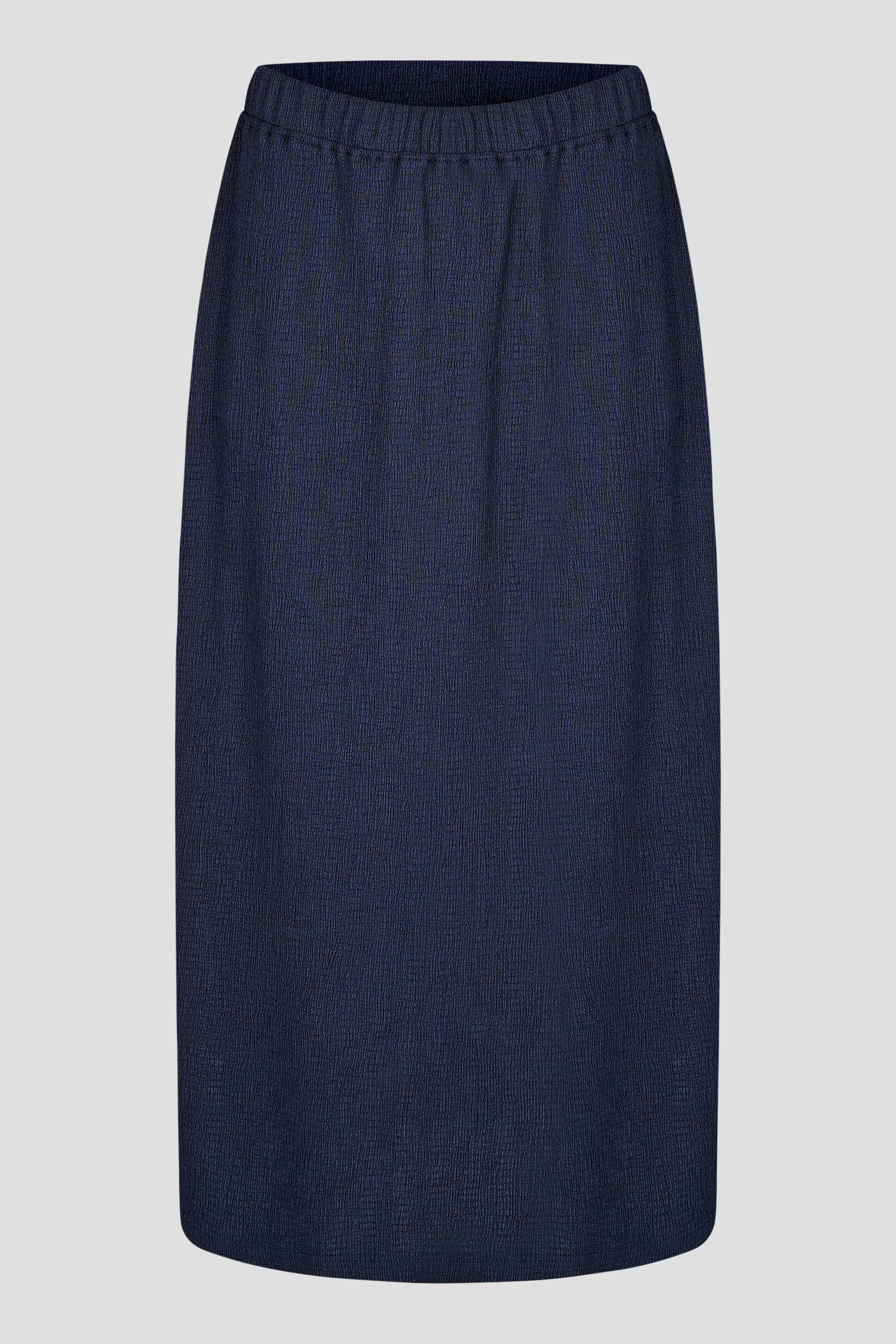 Jupe bleue à taille élastiquée de Bicalla pour Femmes