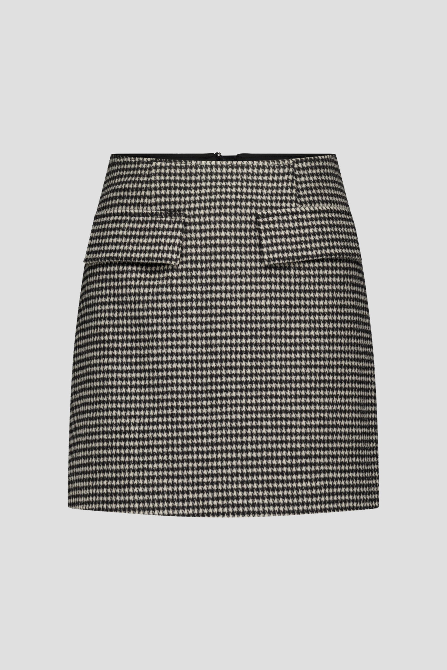 Jupe courte à motif pied-de-poule - Louise x Tine de Louise pour Femmes