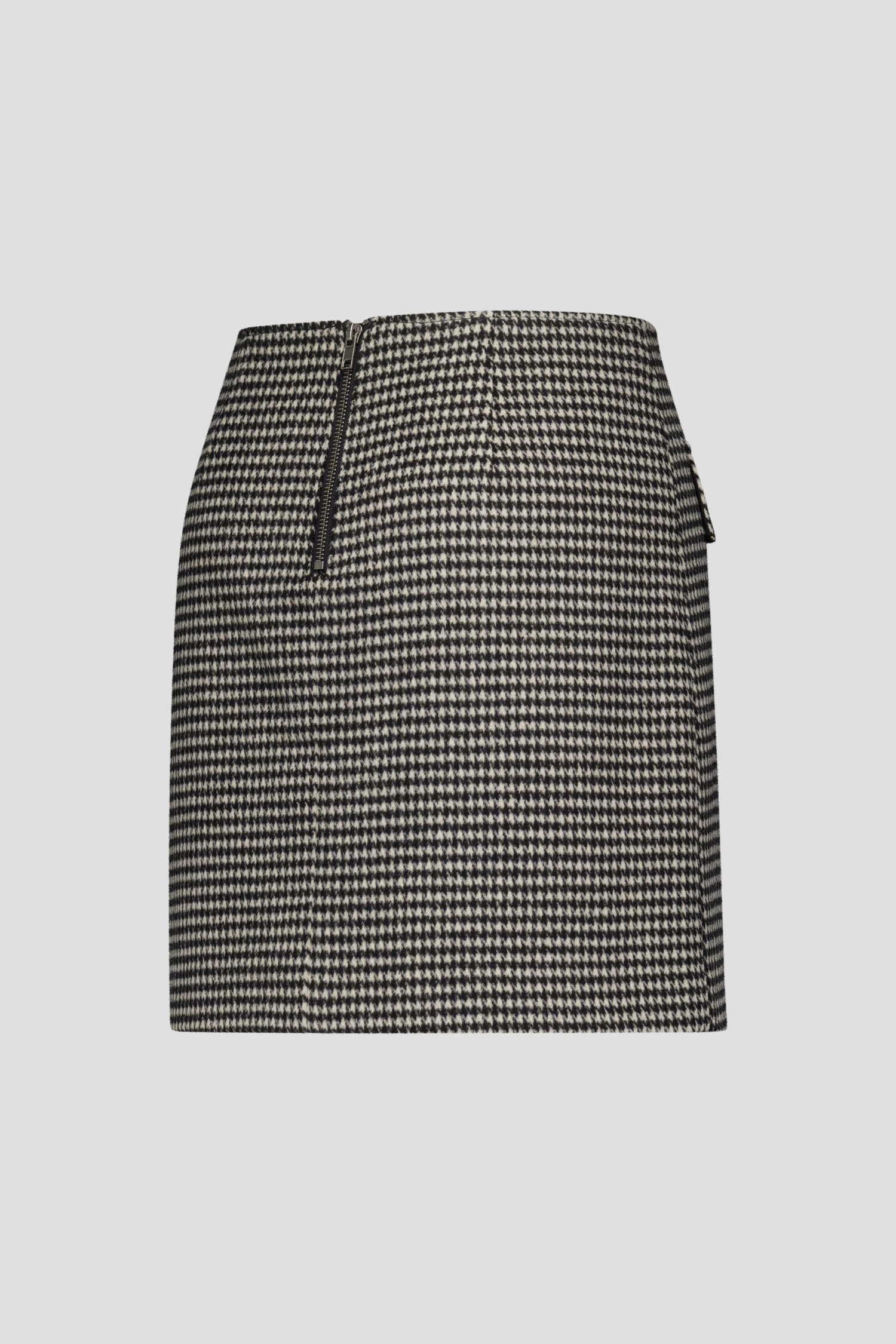 Jupe courte à motif pied-de-poule - Louise x Tine de Louise pour Femmes