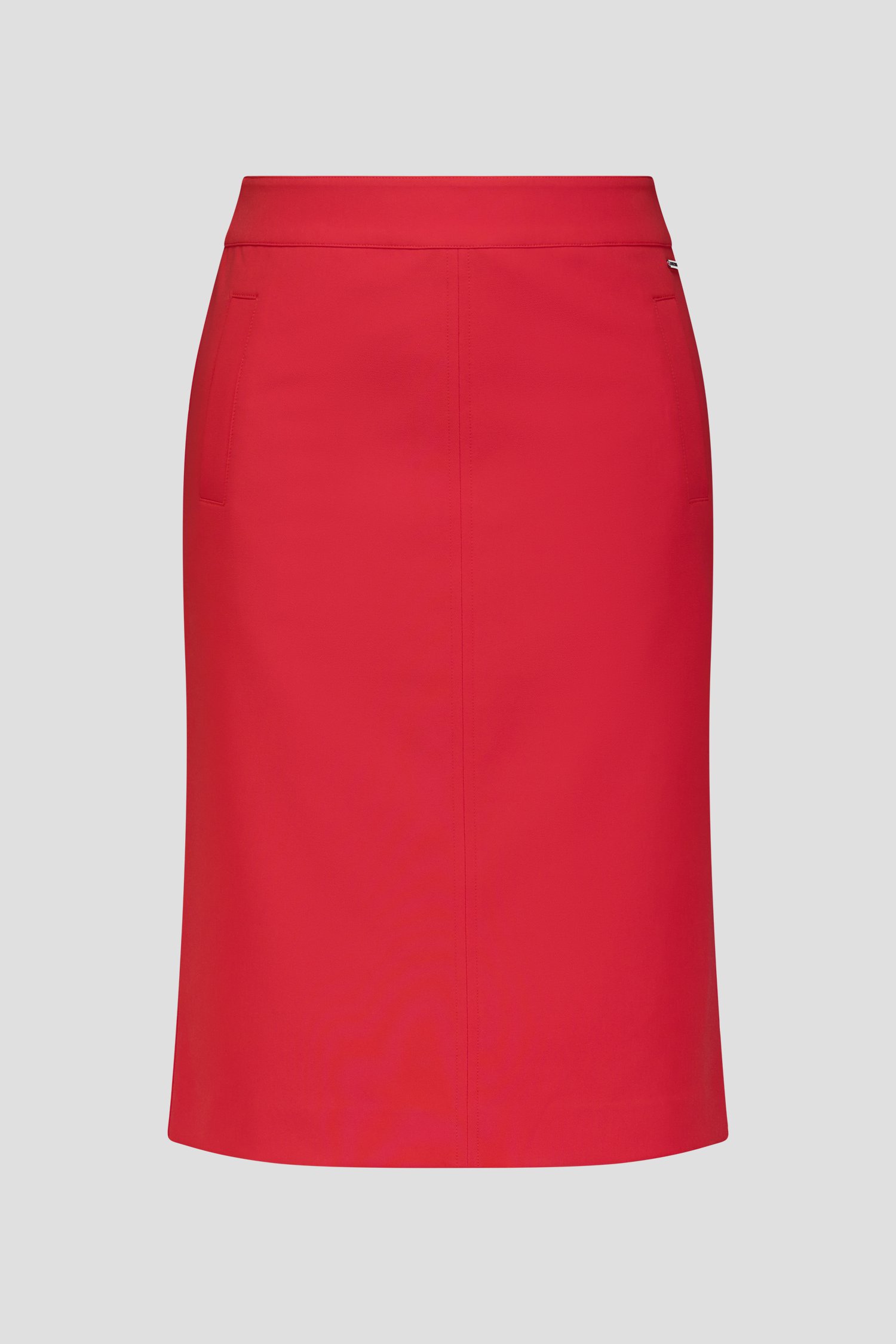 Photo produit 1 de Jupe droite rouge  de Claude Arielle pour Femmes