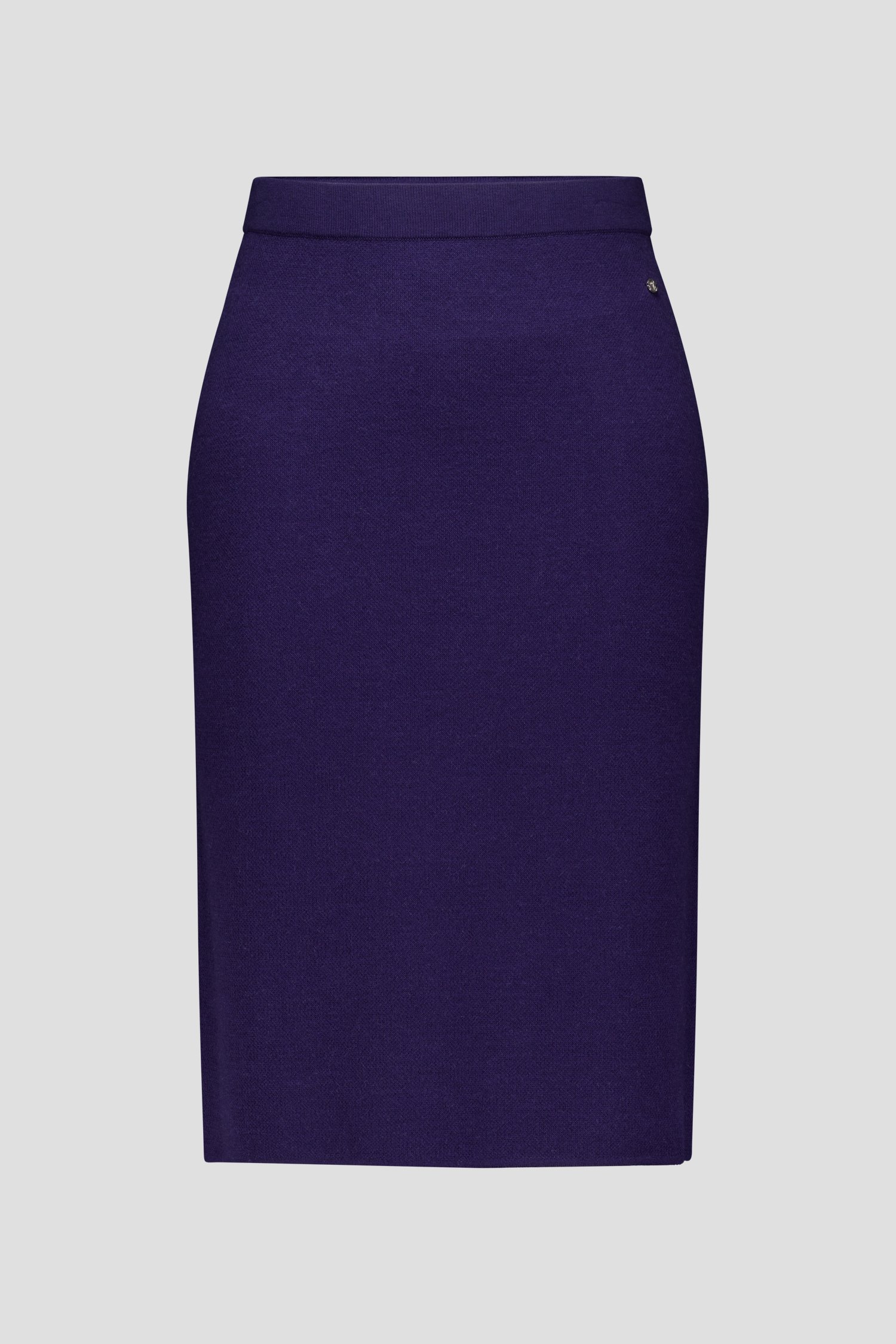 Photo produit 1 de Jupe en maille bleu marine de Claude Arielle pour Femmes