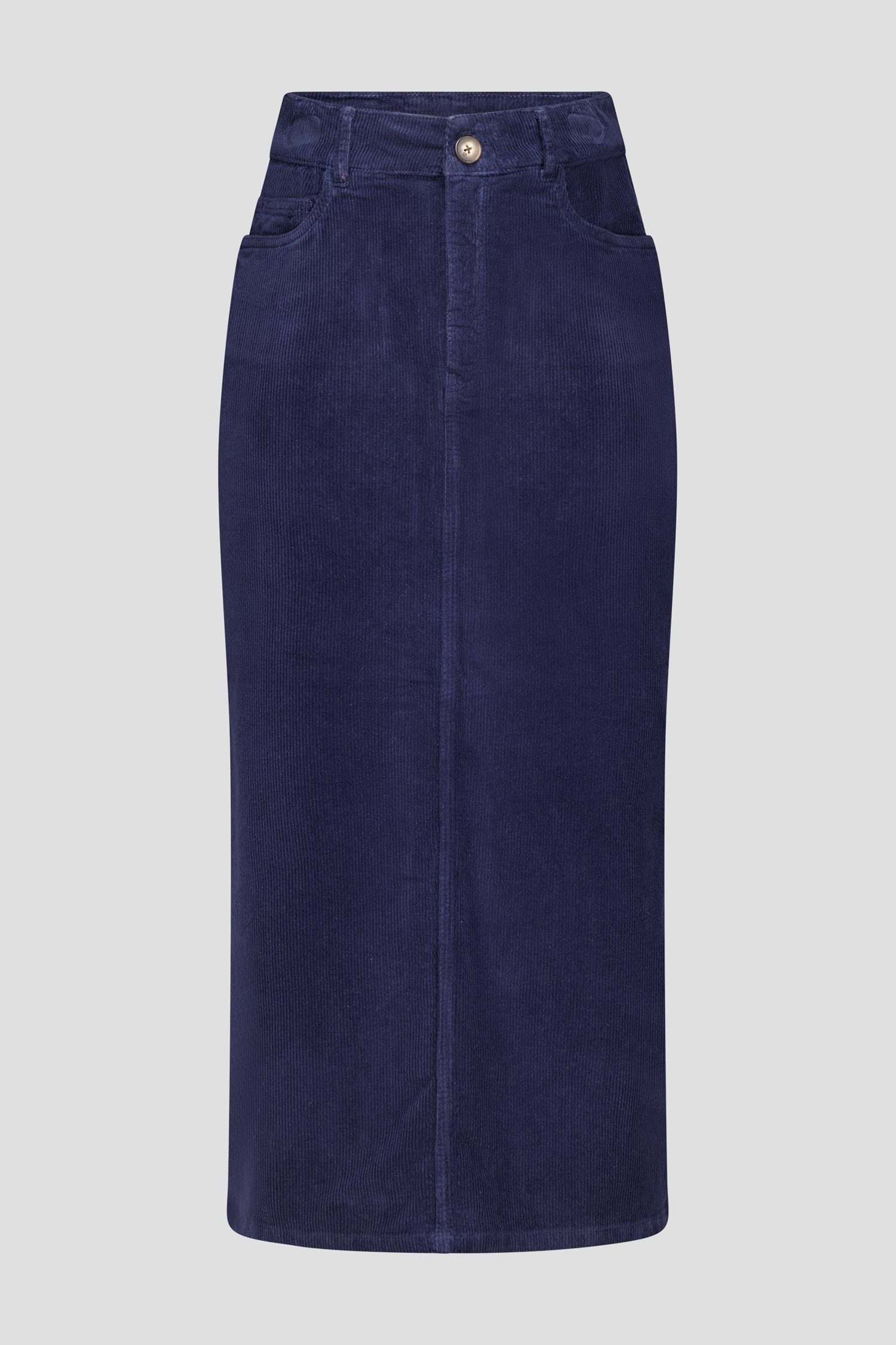 Photo produit 1 de Jupe en velours bleu foncé de Libelle pour Femmes