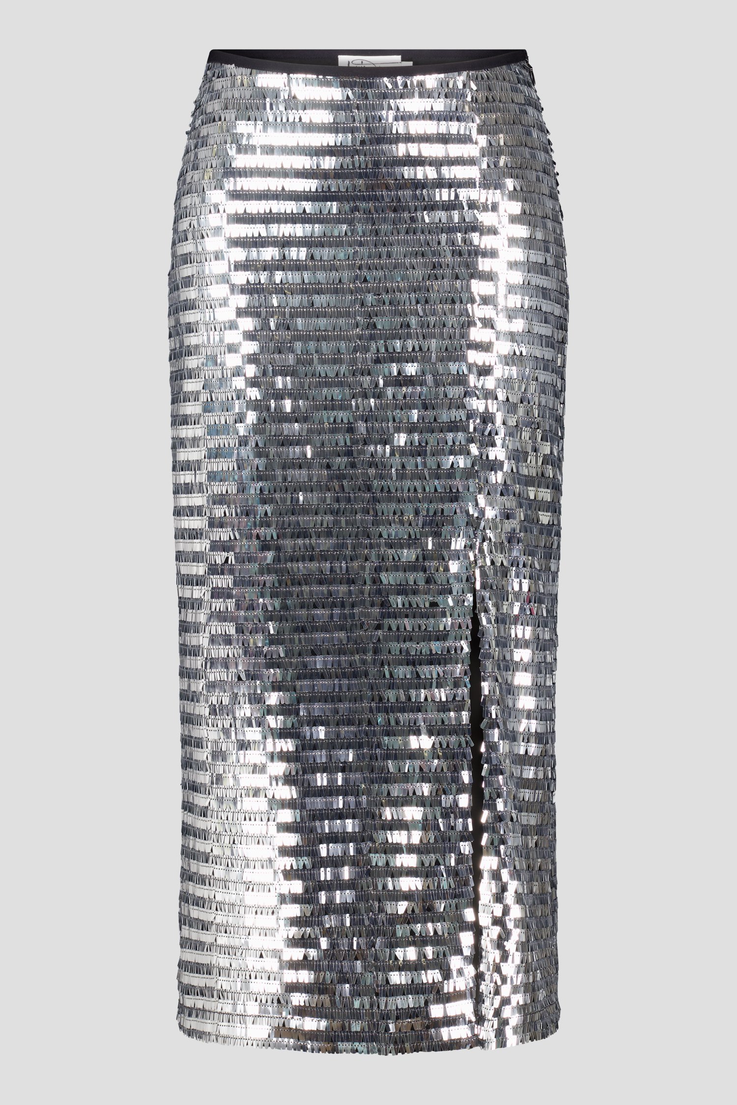 Photo produit 1 de Jupe longue argentée à paillettes de Louise pour Femmes