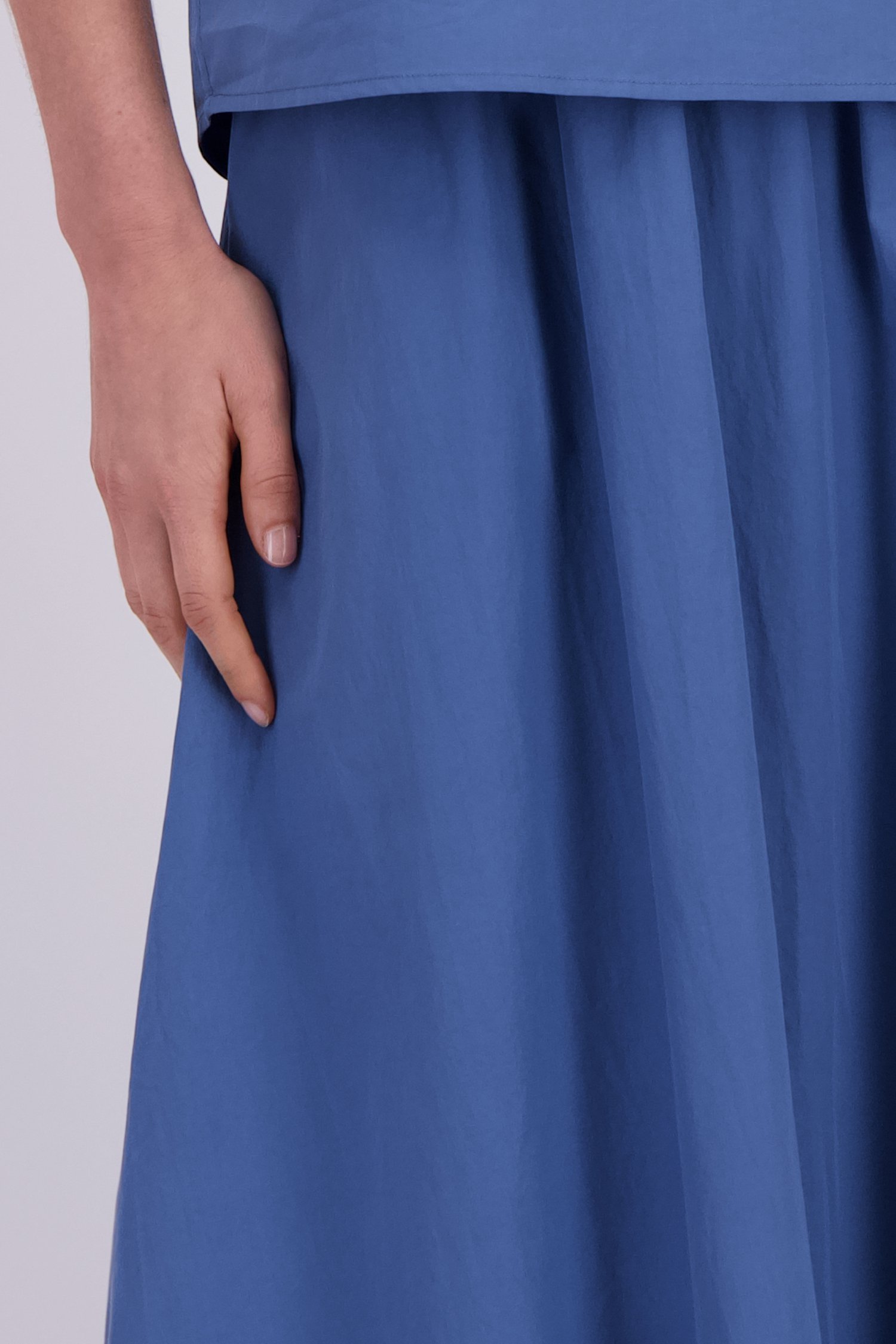 Détail de Jupe longue bleue de Liberty Island pour Femmes