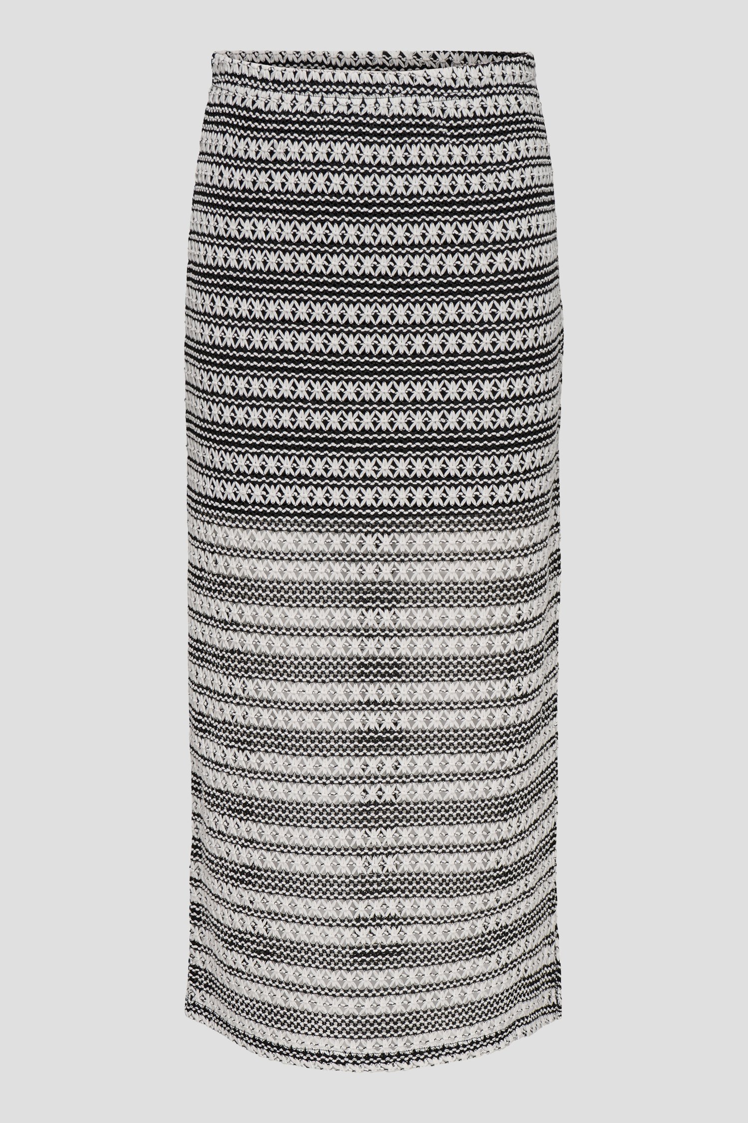 Photo produit 1 de Jupe longue en maille écru-noir de JDY pour Femmes