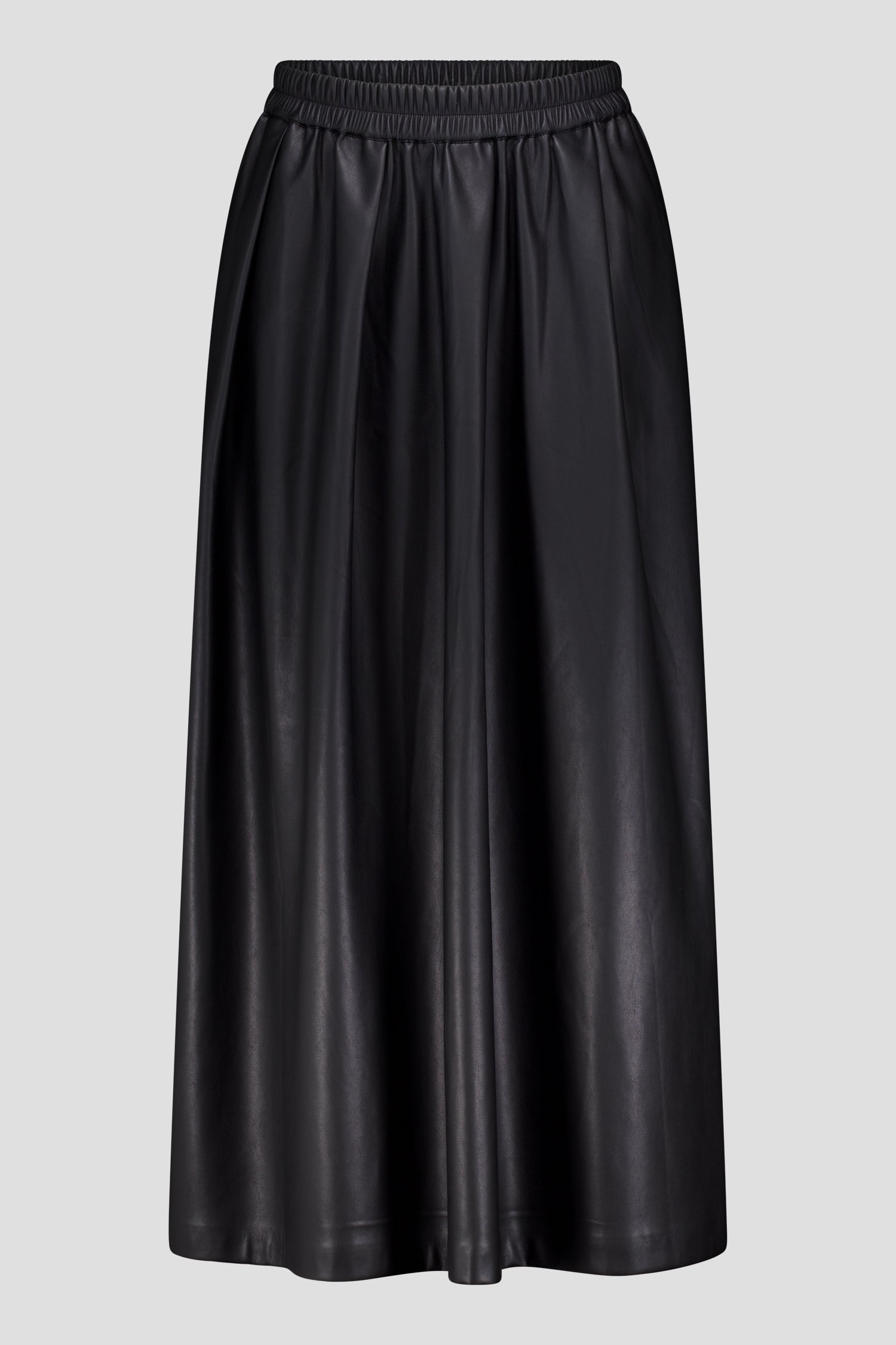 Photo produit 1 de Jupe longue noire effet cuir de Louise pour Femmes