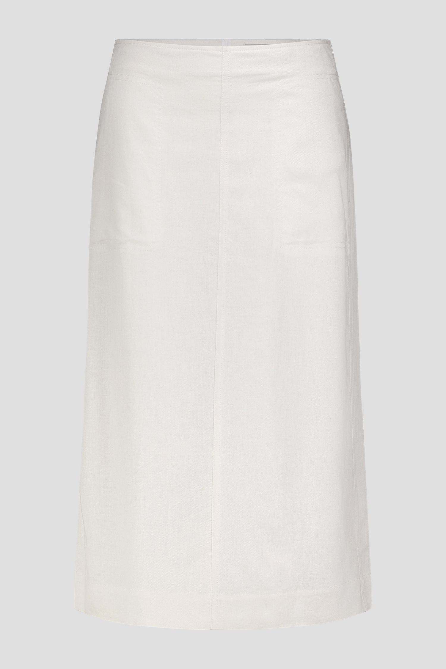 Jupe midi blanche de Libelle pour Femmes