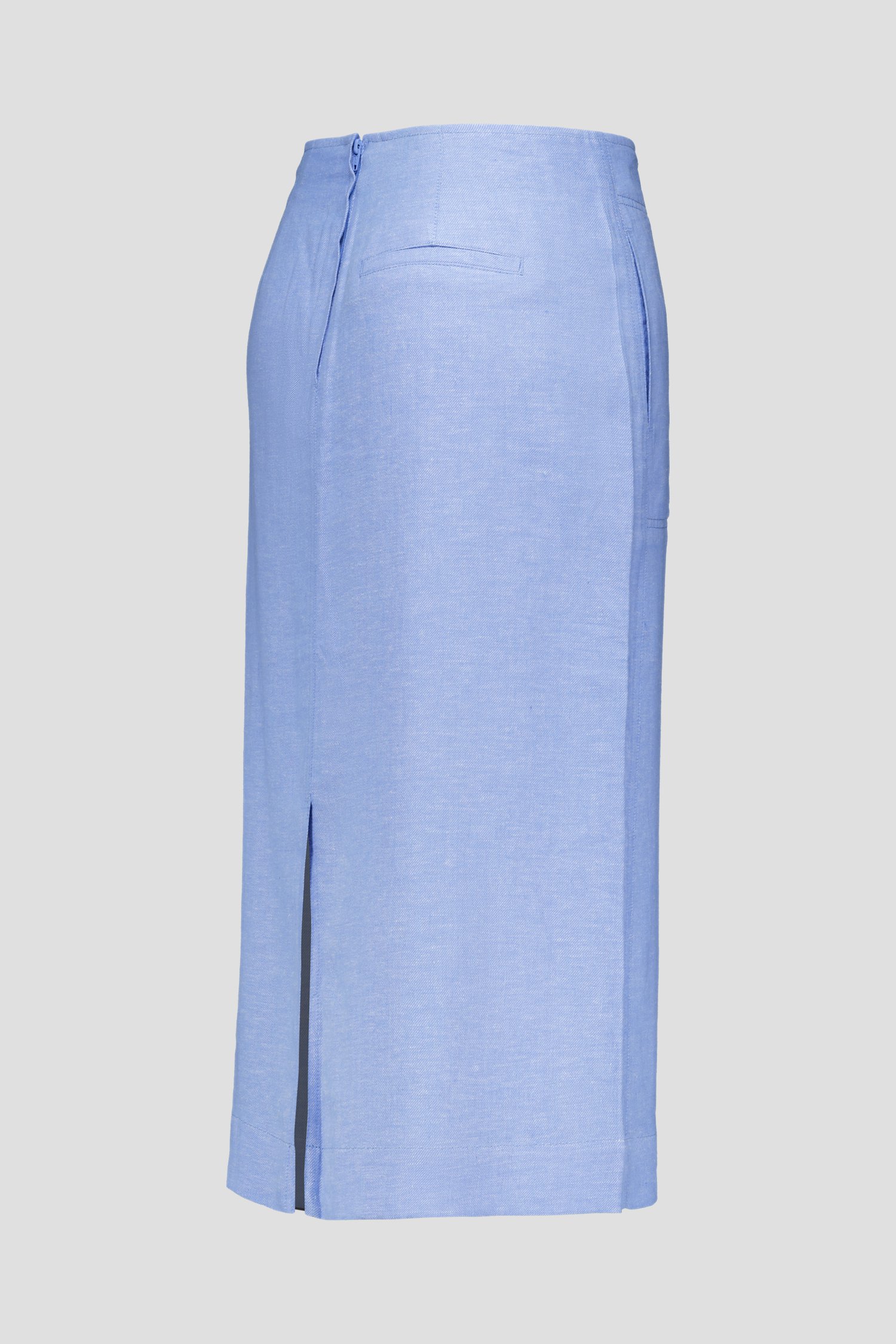 Jupe midi bleue à effet mélangé de Libelle pour Femmes