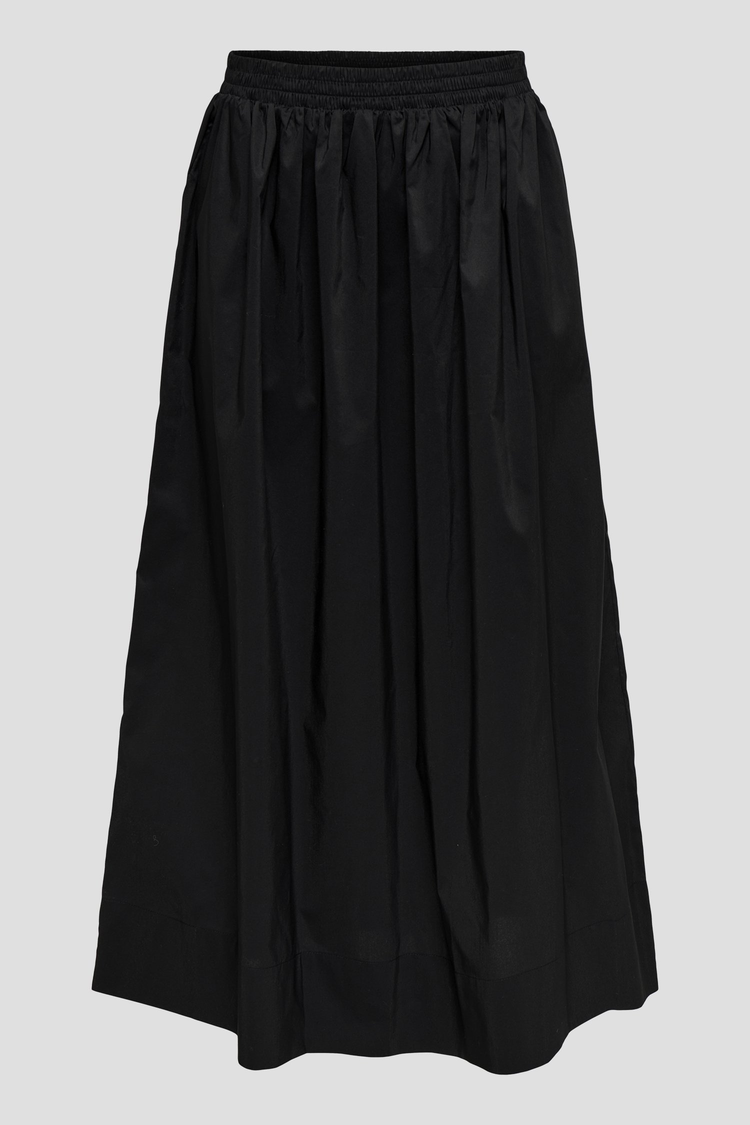 Jupe midi noire avec taille élastique de JDY pour Femmes
