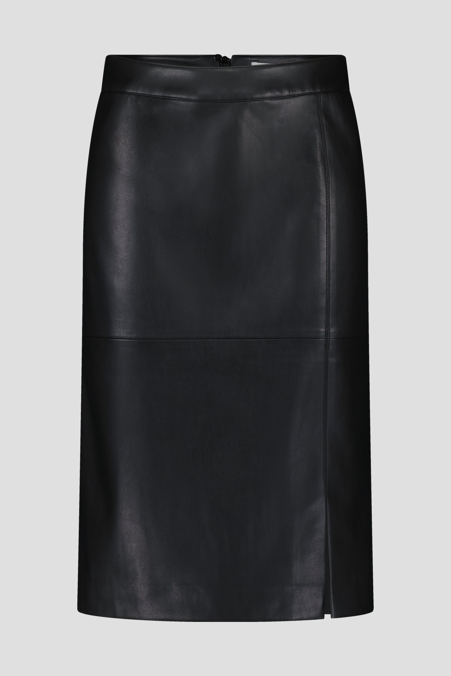 Jupe noire à l'aspect cuir de D'Auvry pour Femmes