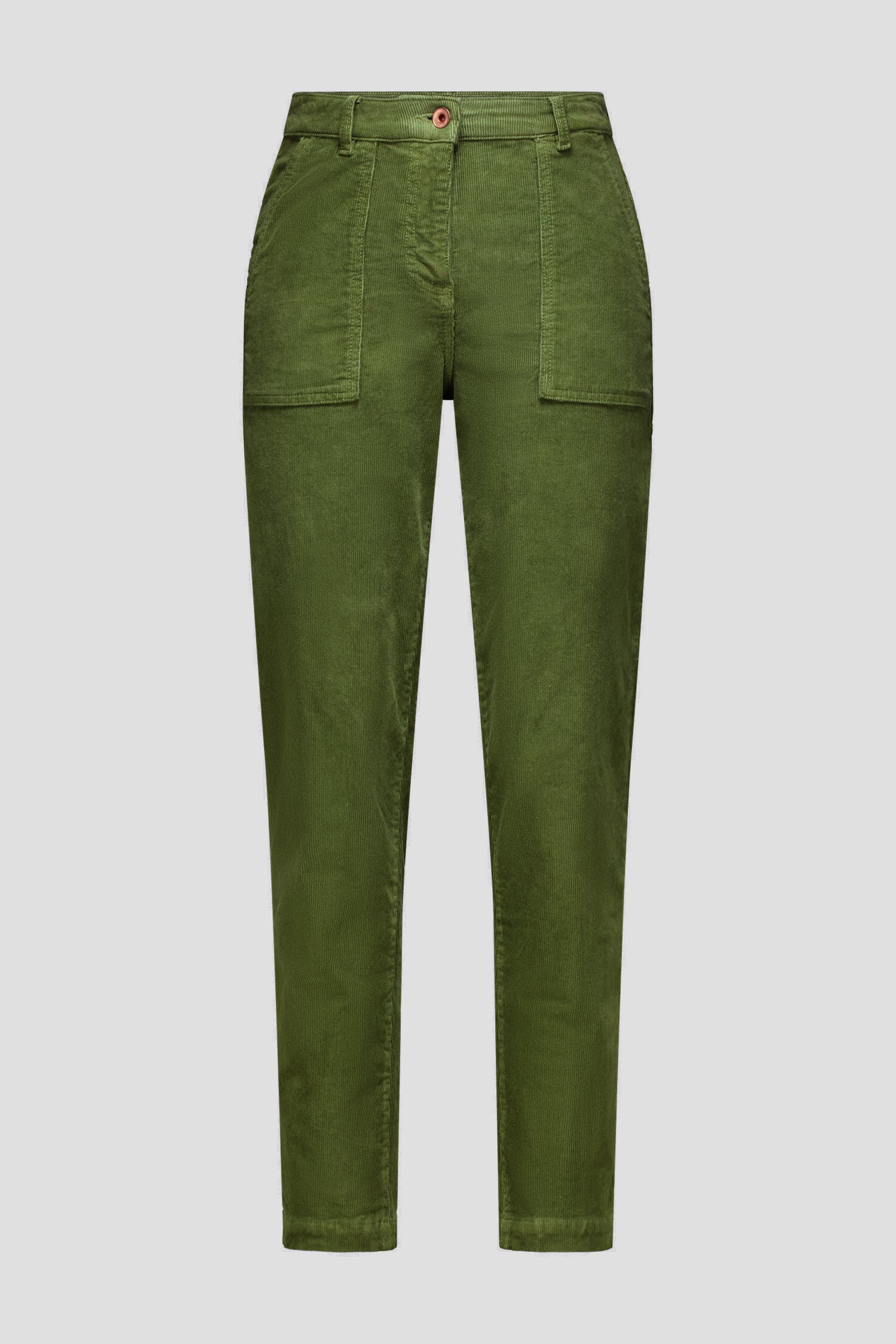 Productfoto 1 van Kaki corduroy broek - mom fit door Libelle voor Dames