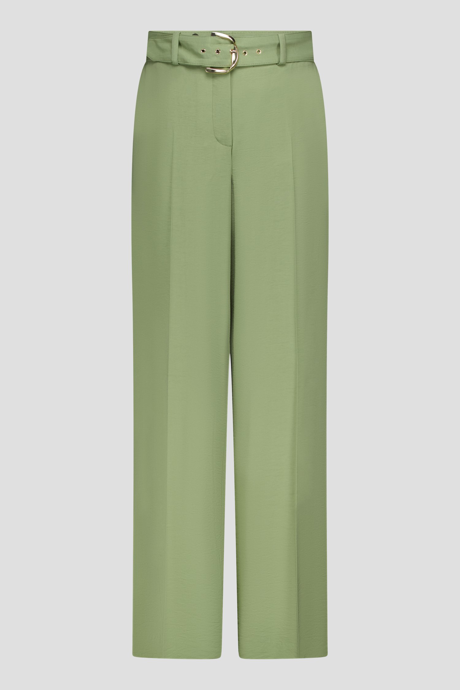 Kaki culotte met een elastische tailleband van More & More voor Dames
