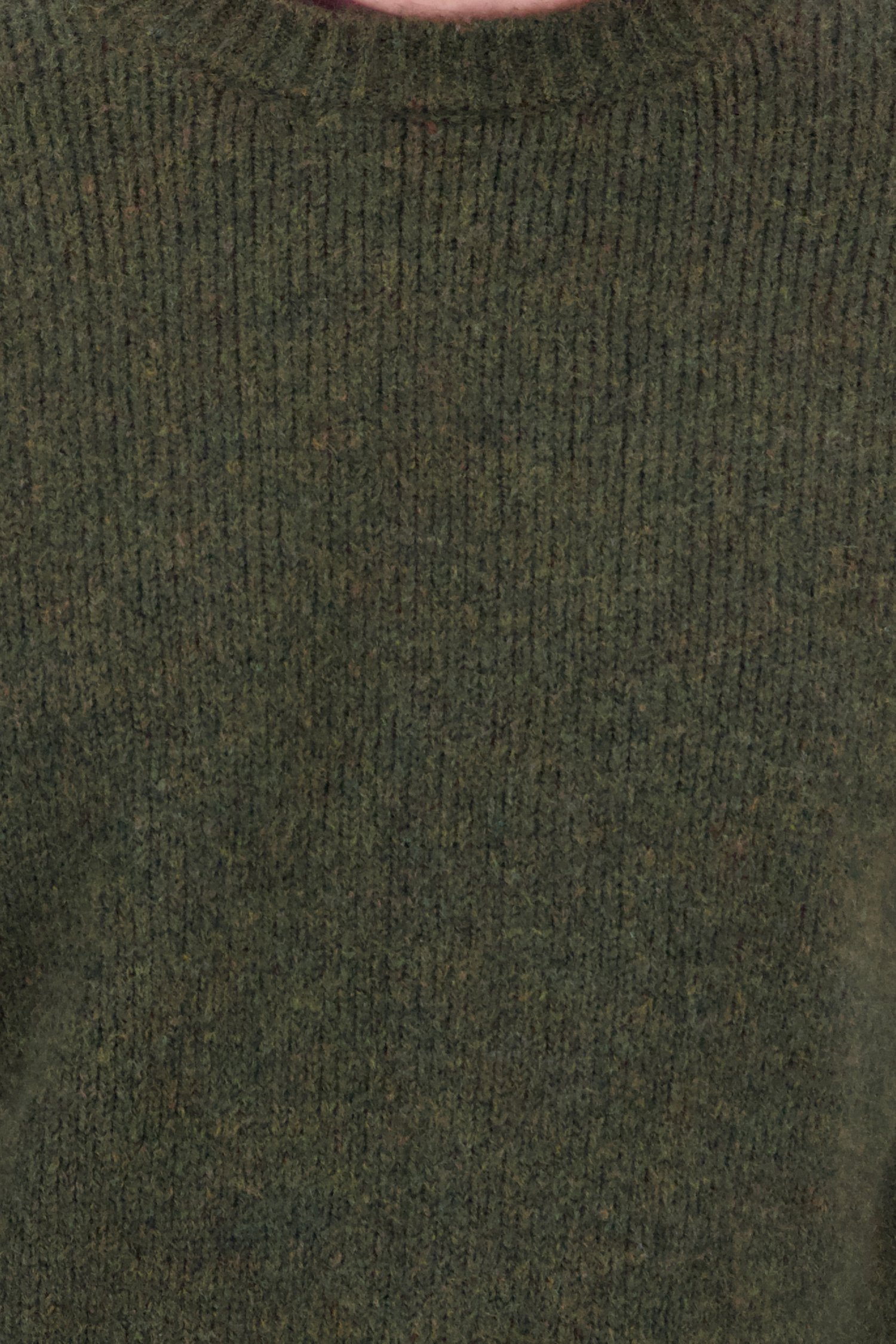 Kaki gebreide trui van Casual Friday voor Heren