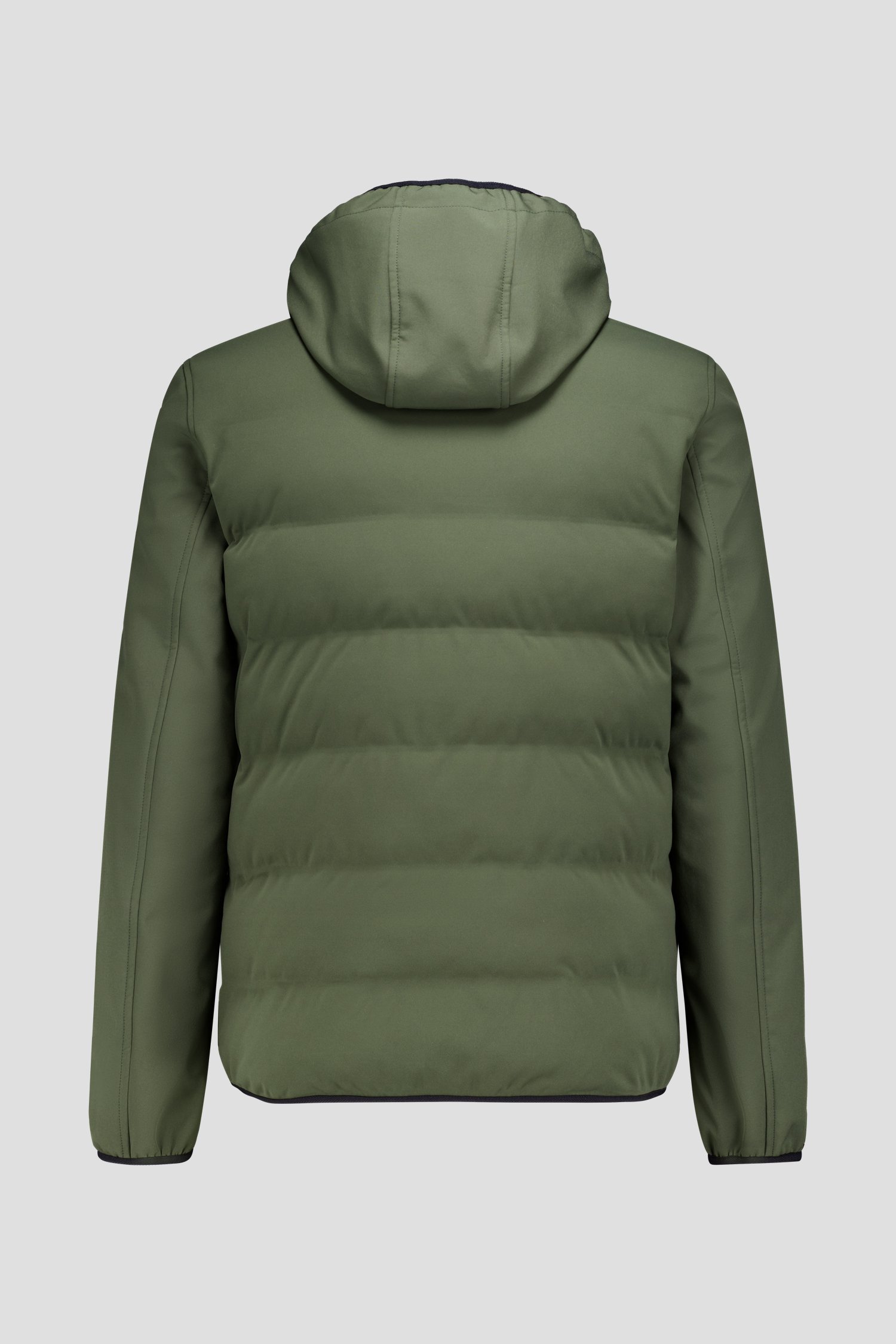 Productfoto 2 van Kaki gewatteerde jas met kap door Casual Five voor Heren