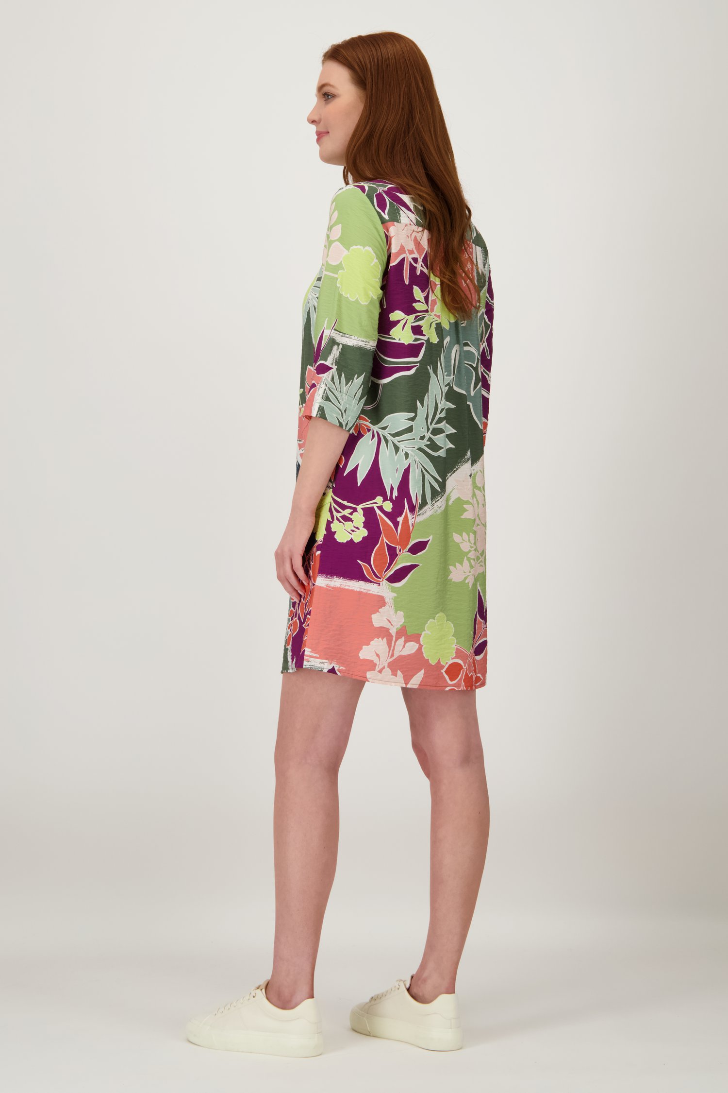Kleedje met jungleprint en 3/4 mouwen van Libelle voor Dames