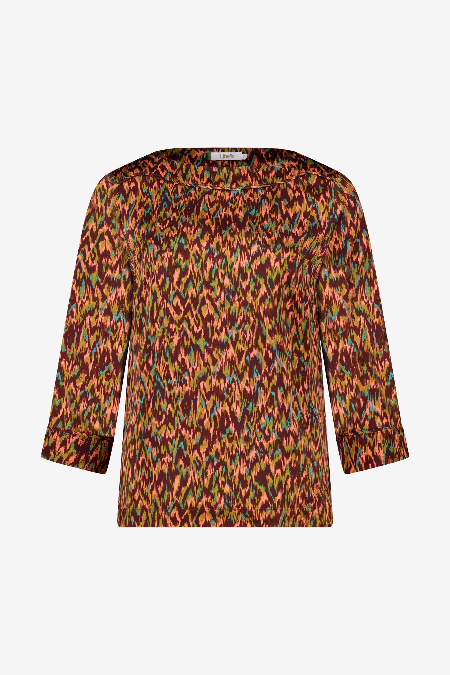 Kleurrijke blouse met print van Libelle voor Dames