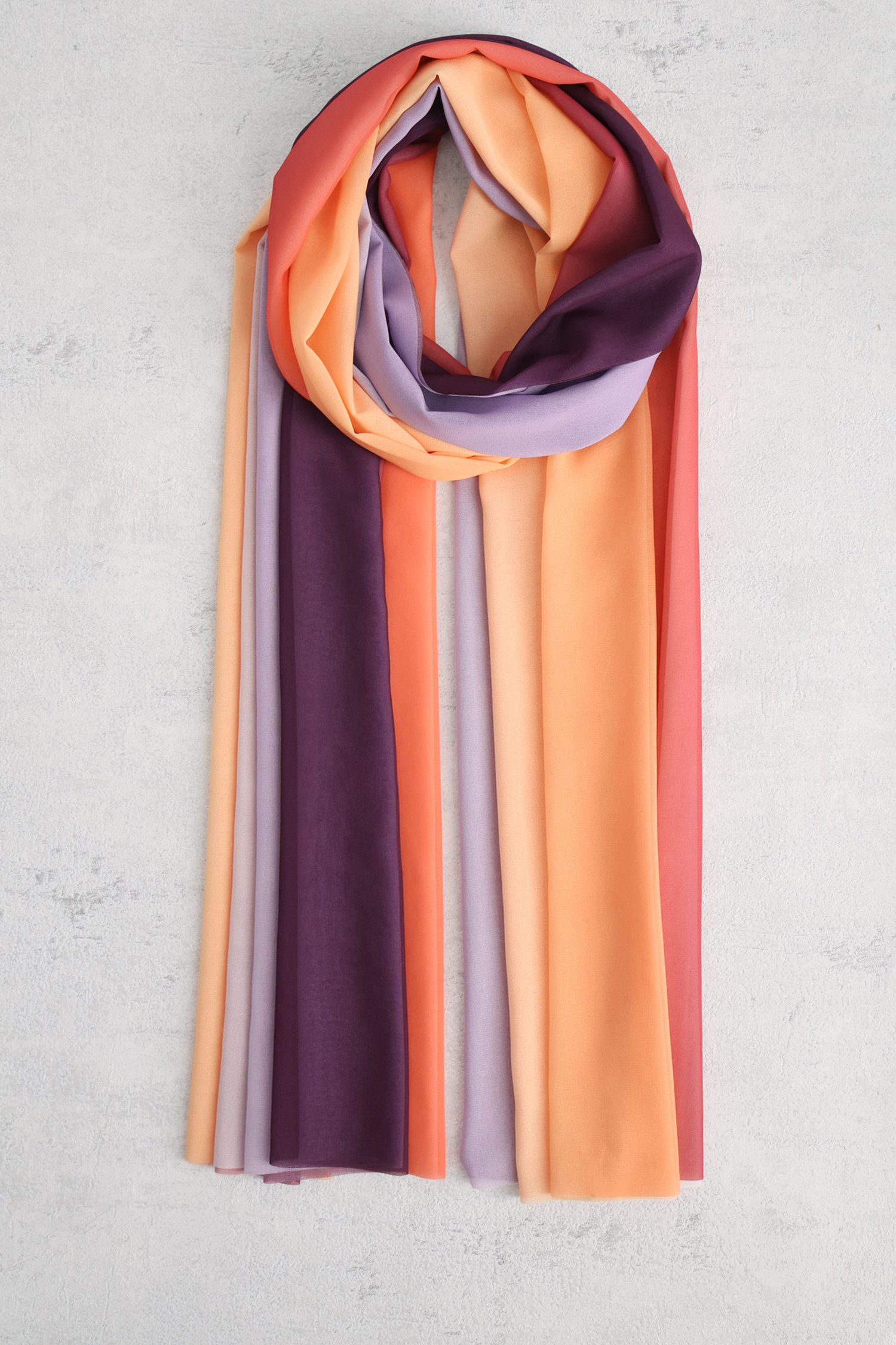 Kleurrijke sjaal met ombré-effect van Louise voor Dames