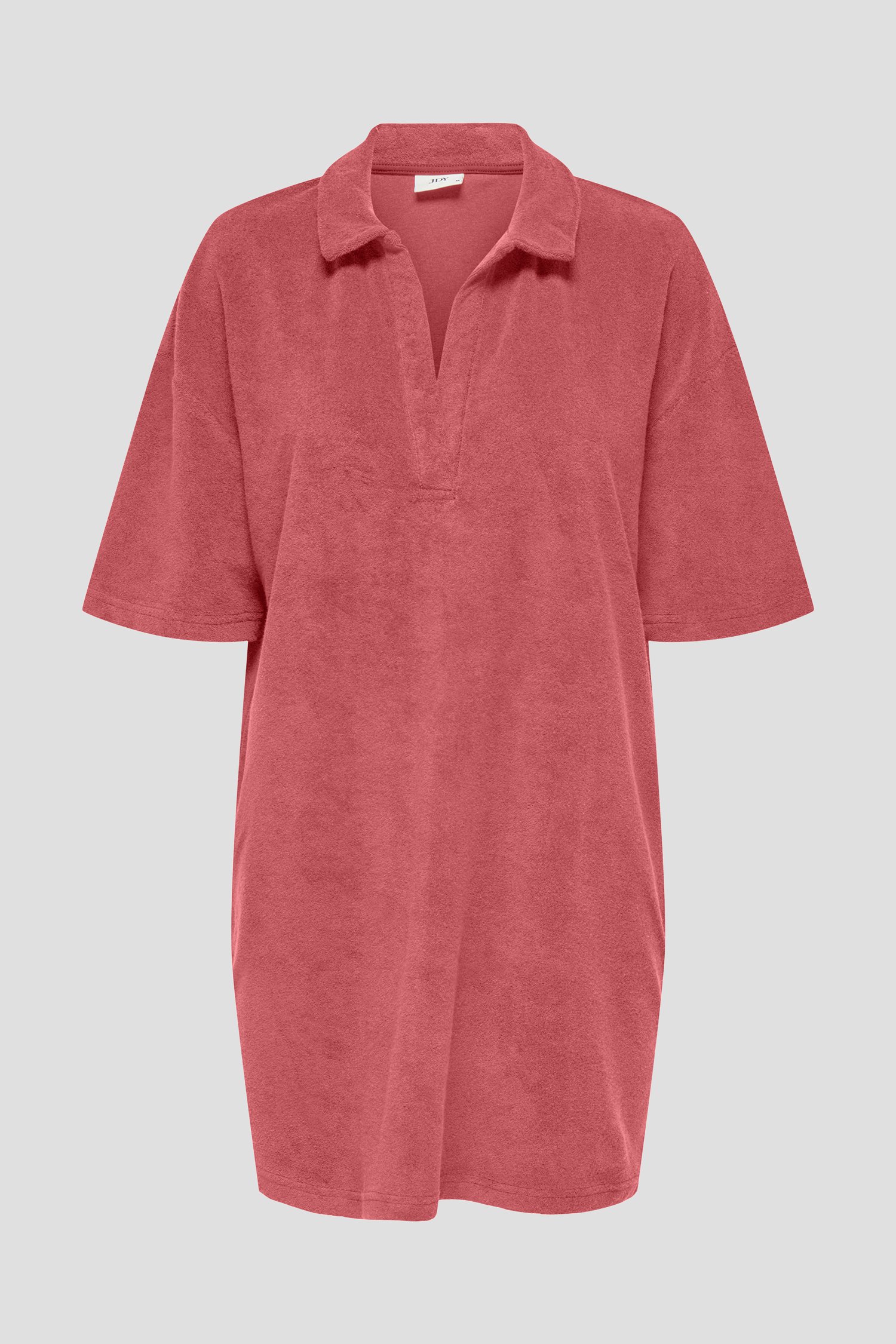 Koraalrood kleedje in badstof van JDY voor Dames