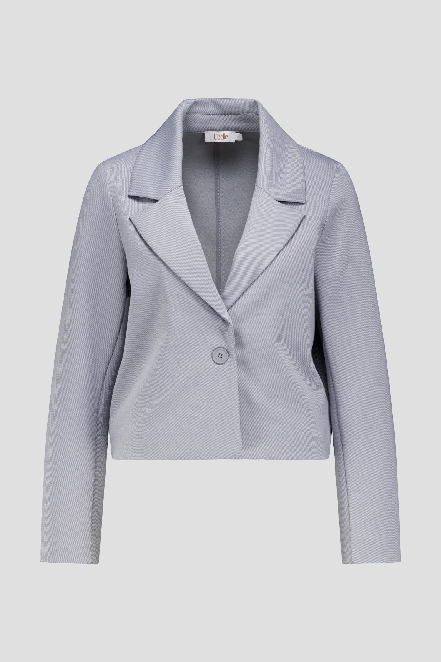 Productfoto 1 van Korte grijze blazer door Libelle voor Dames