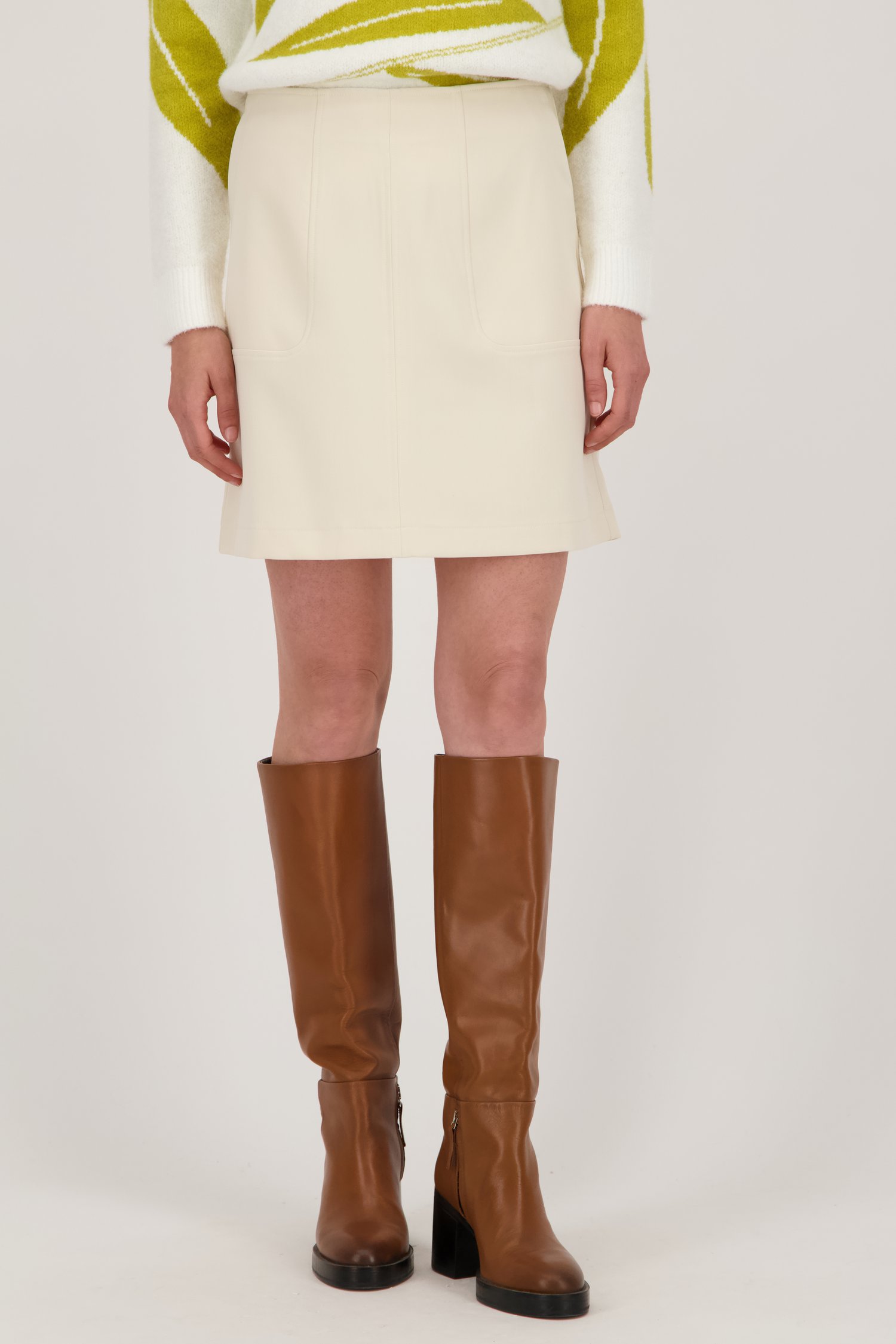 Korte lichtbeige rok van Liberty Loving nature voor Dames