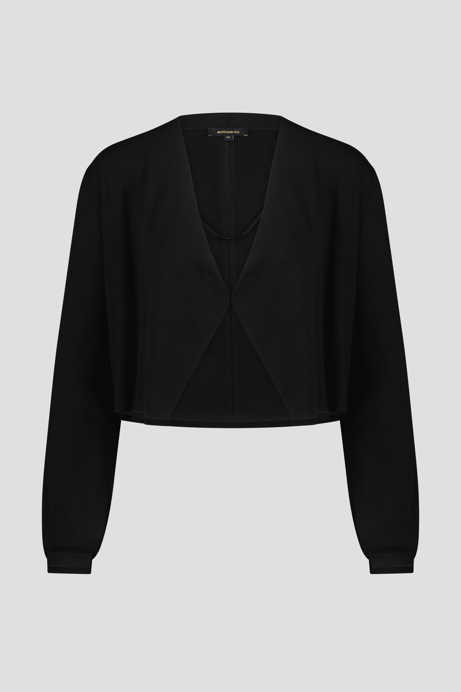 Korte zwarte cardigan van More & More voor Dames