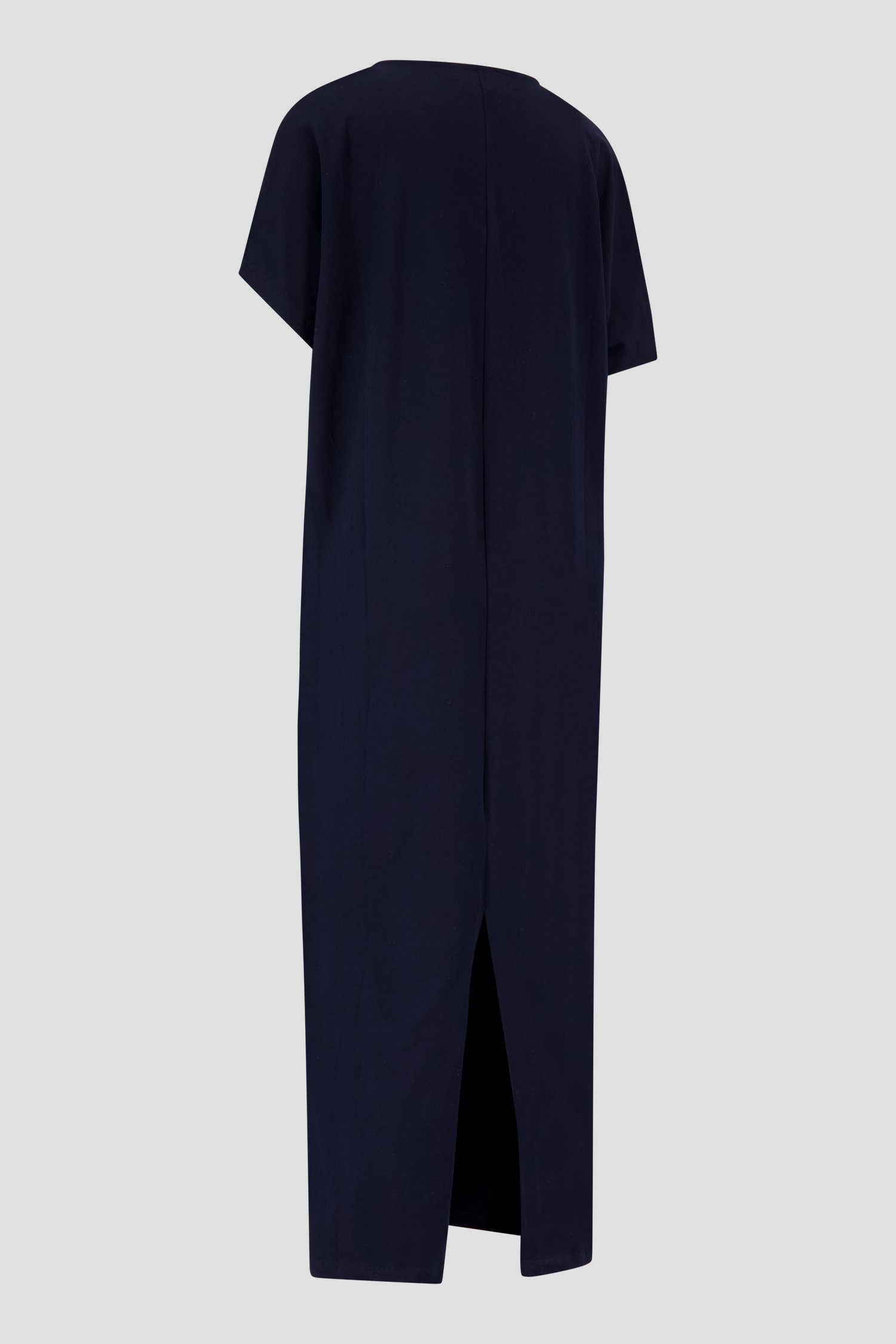 Lang donkerblauw kleedje met split van AC by Annelien Coorevits voor Dames
