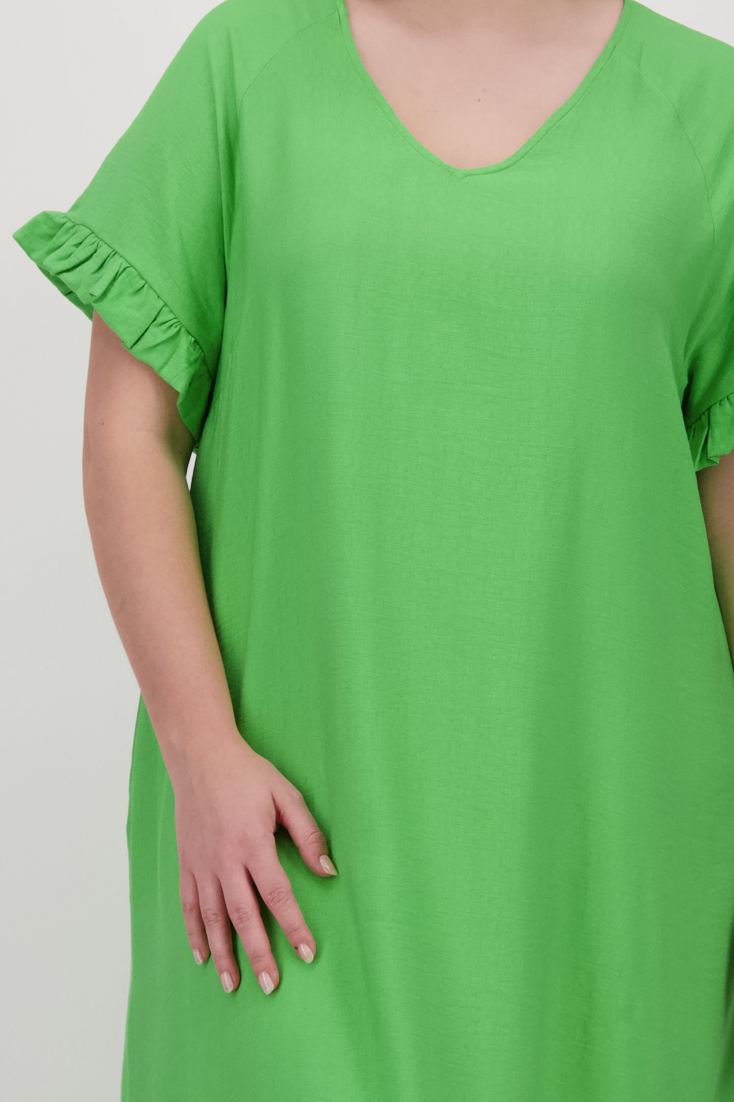 Lang groen kleedje van Fransa voor Dames