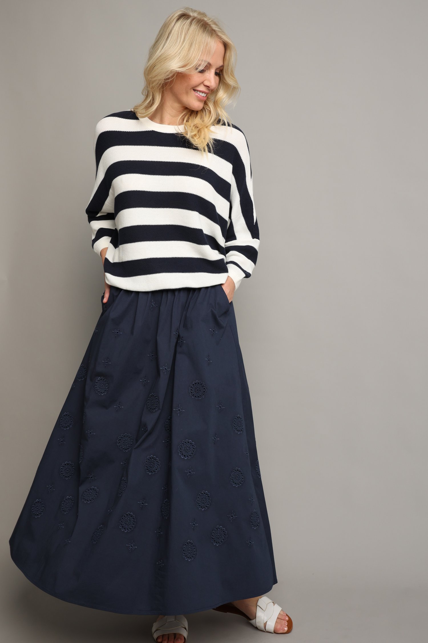 Extra foto 5 van Lange blauwe rok door AC by Annelien Coorevits voor Dames