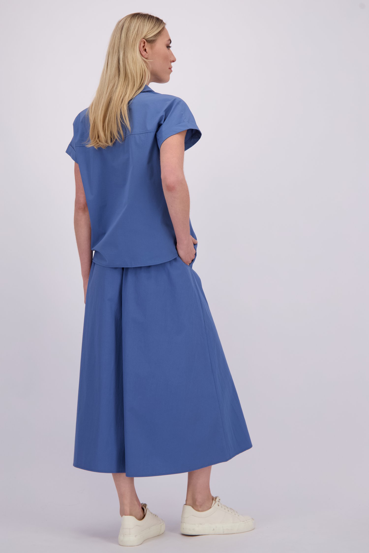 Achterkant van Lange blauwe rok door Liberty Island voor Dames