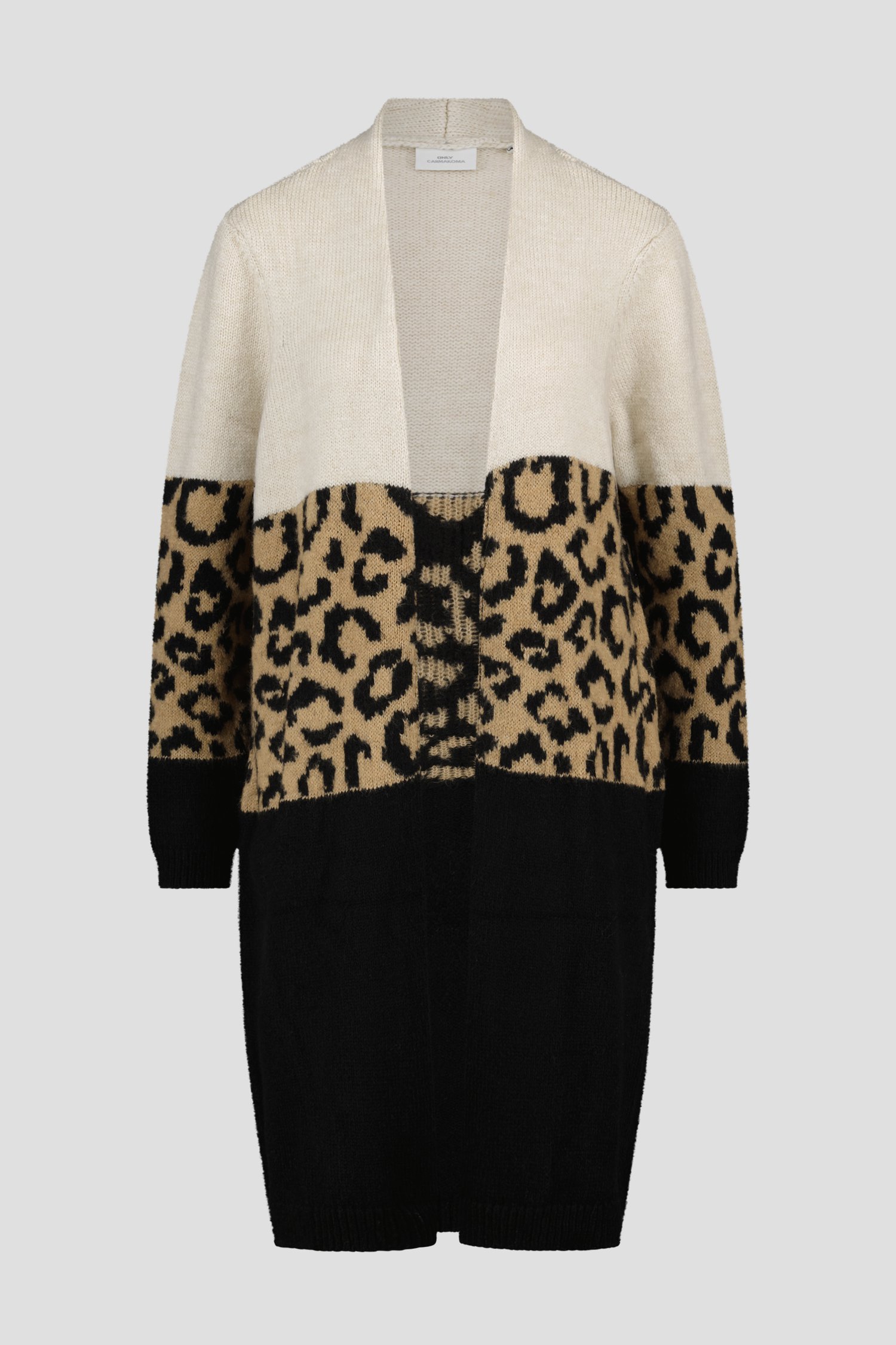 Lange cardigan met animal print van Only Carmakoma voor Dames