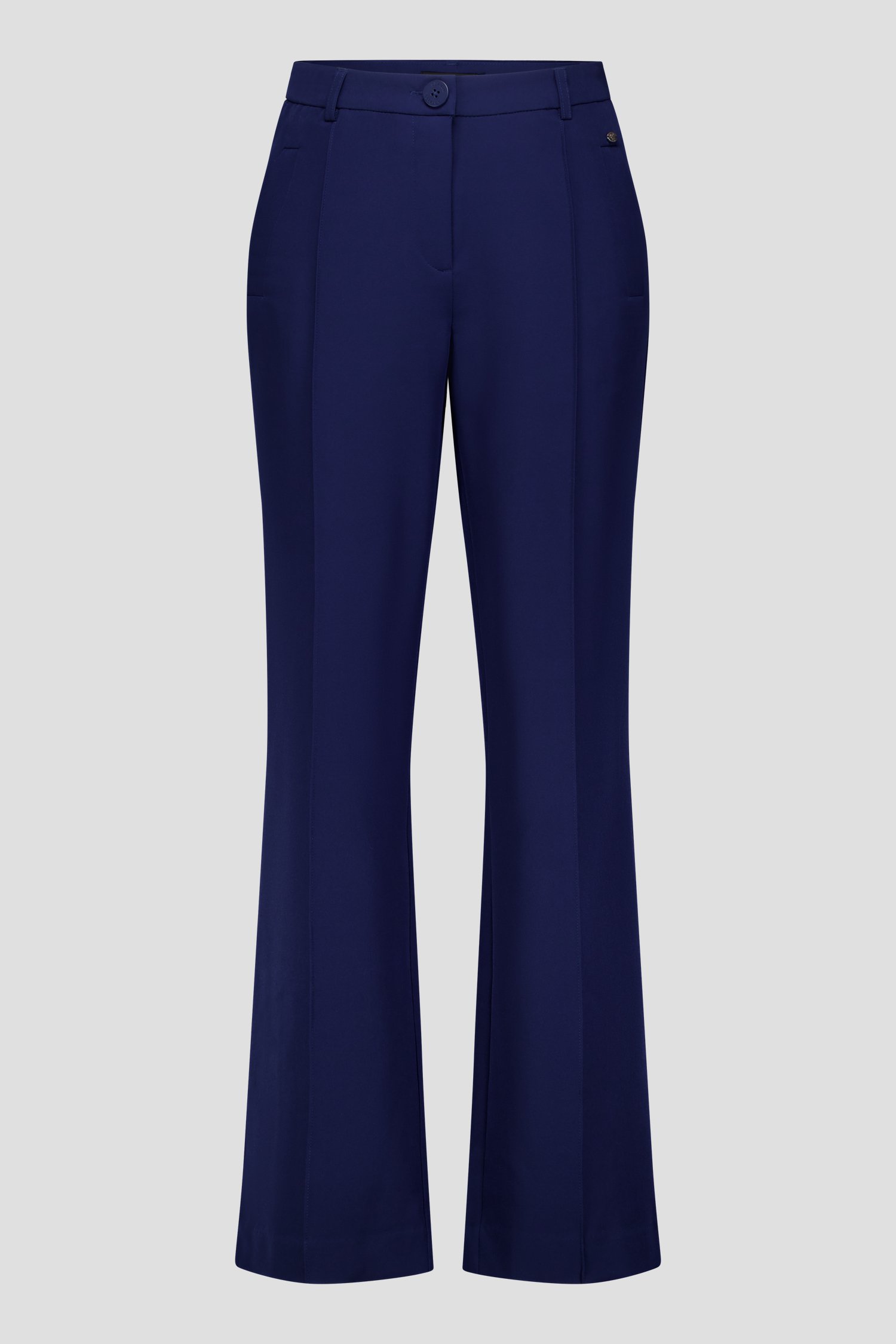 Productfoto 4 van Lange donkerblauwe broek door Claude Arielle voor Dames