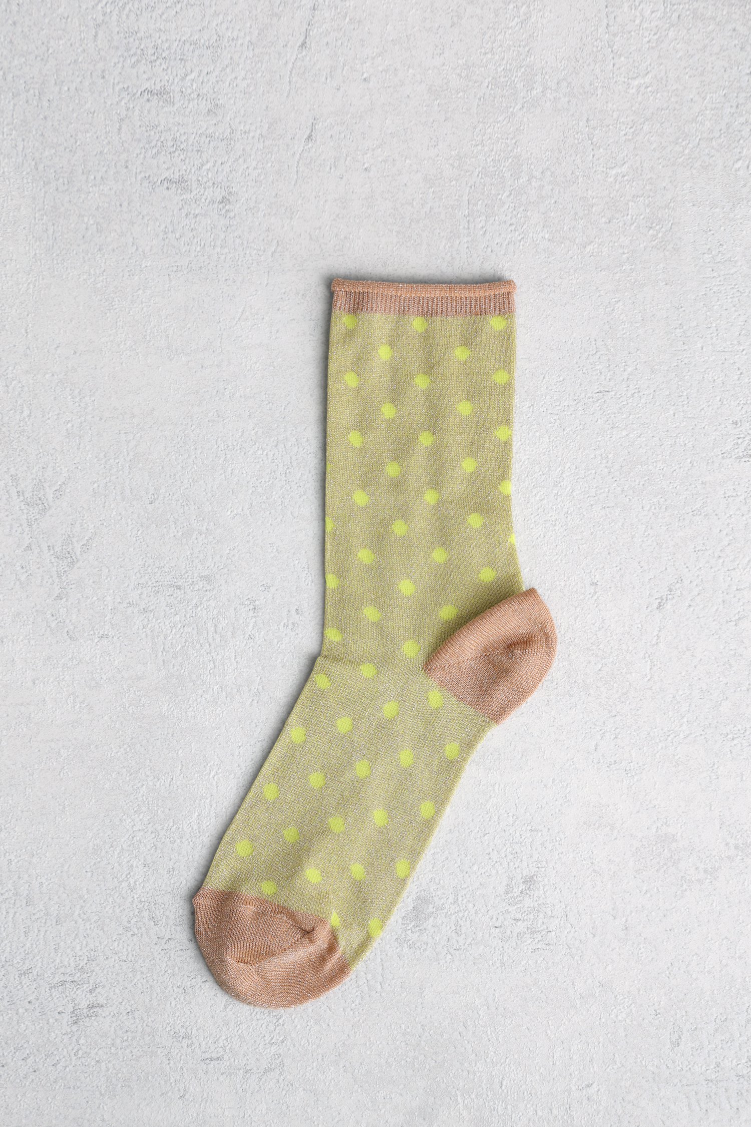 Larges chaussettes à paillettes vertes et roses de MP Denmark pour Femmes