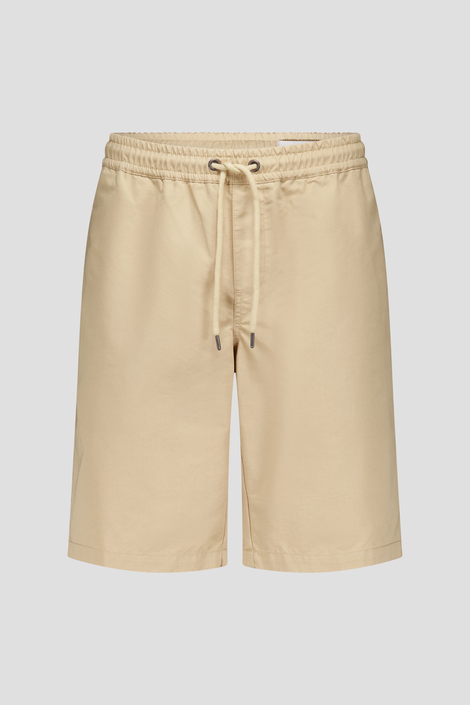 Lichtbeige bermuda met elastische tailleband van Casual Five voor Heren