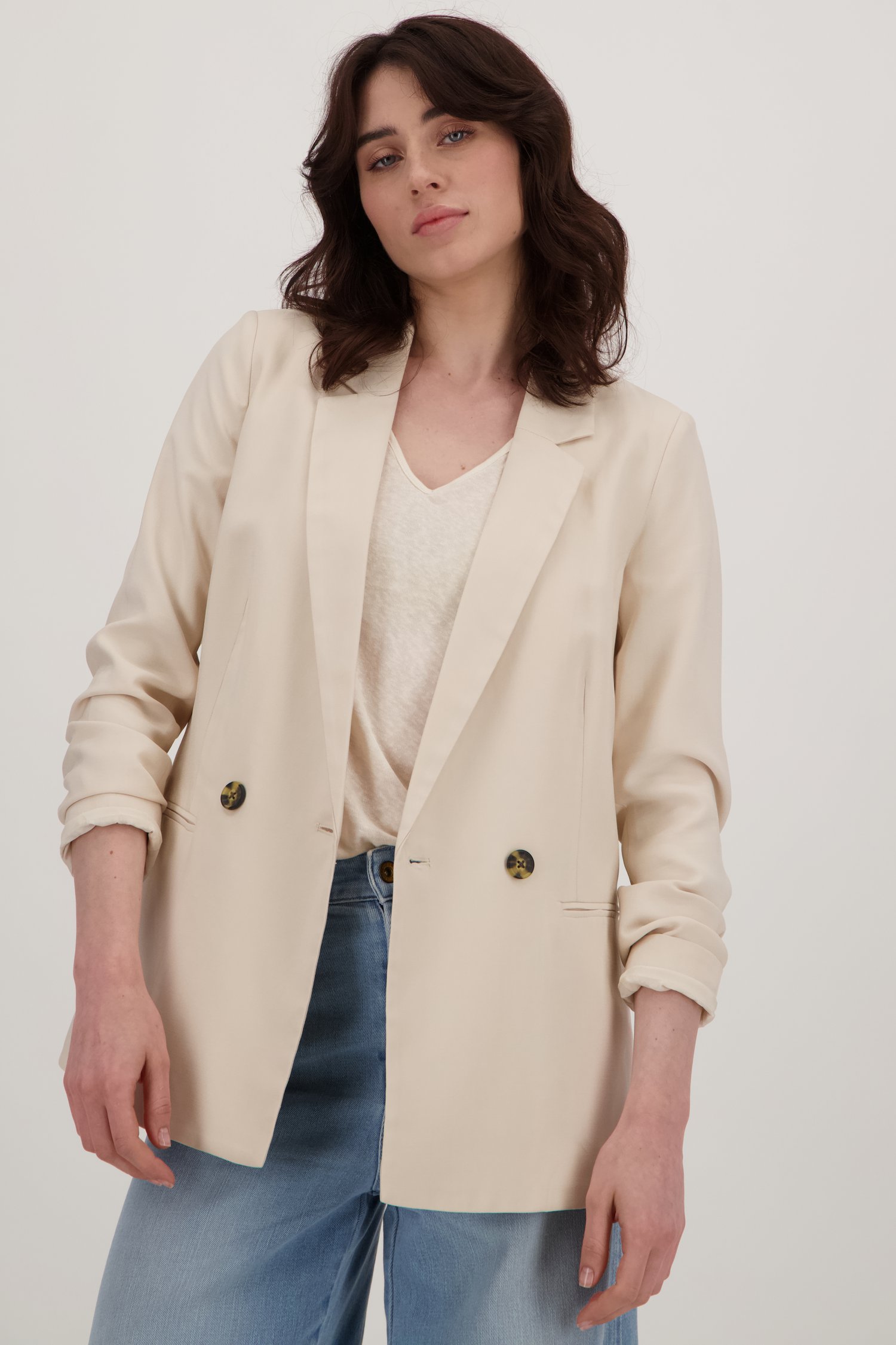 Lichtbeige blazer van JDY voor Dames