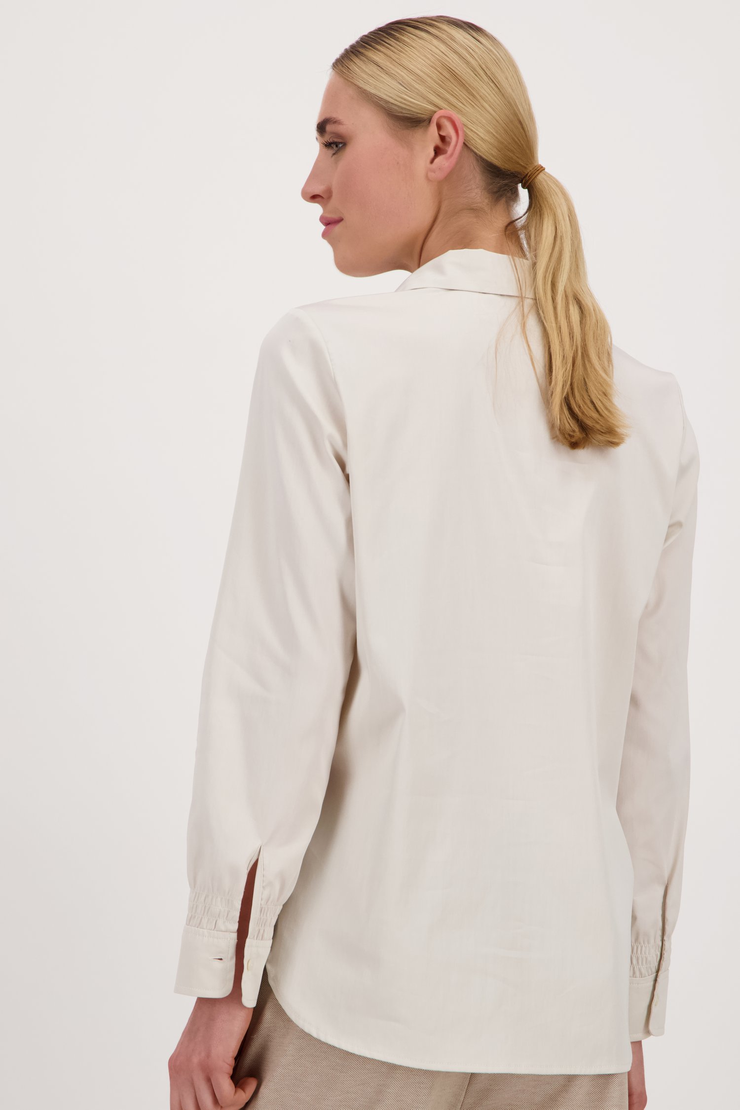 Lichtbeige blouse van Opus voor Dames