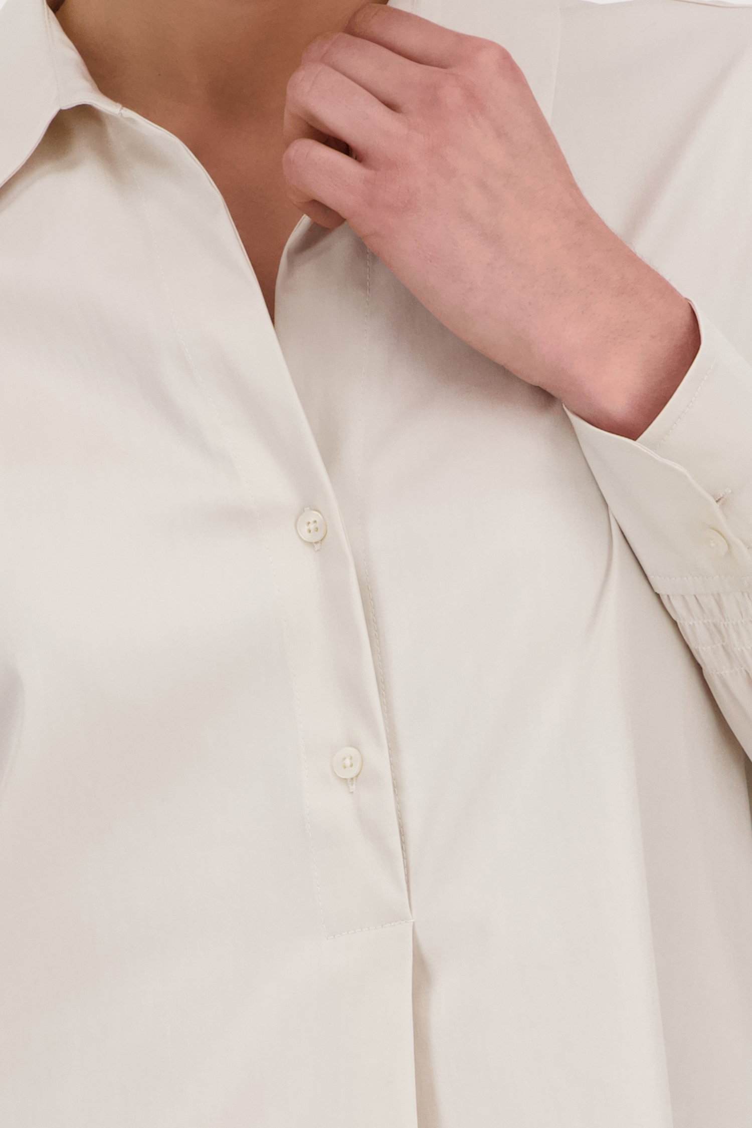 Lichtbeige blouse van Opus voor Dames