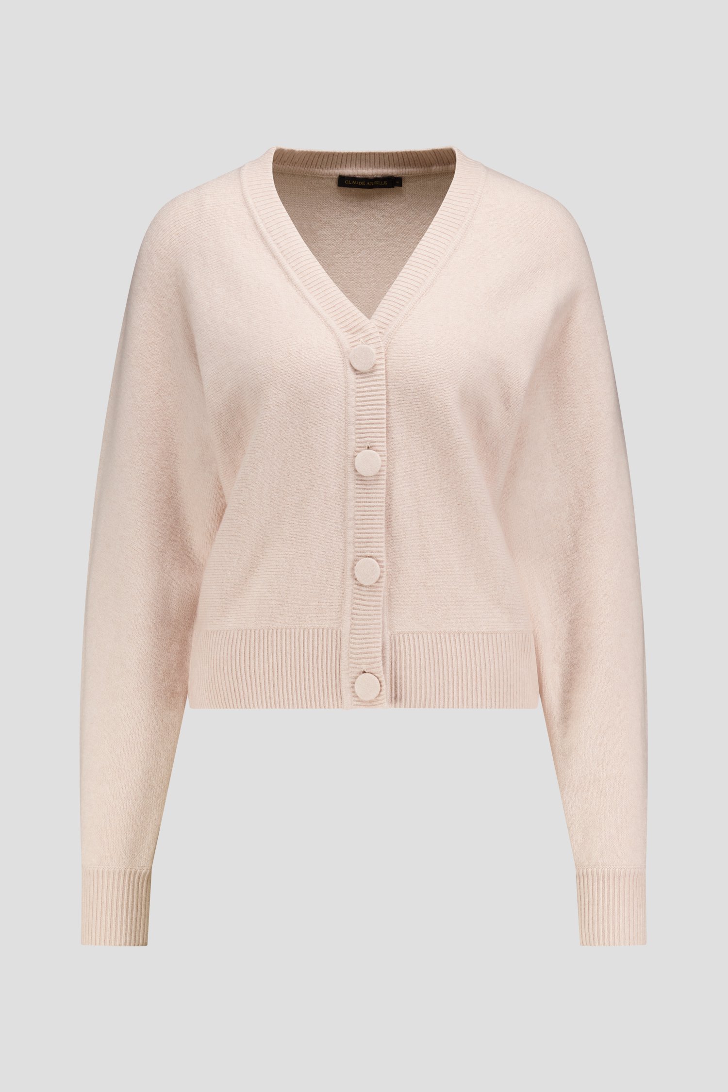 Productfoto 1 van Lichtbeige cardigan door Claude Arielle voor Dames