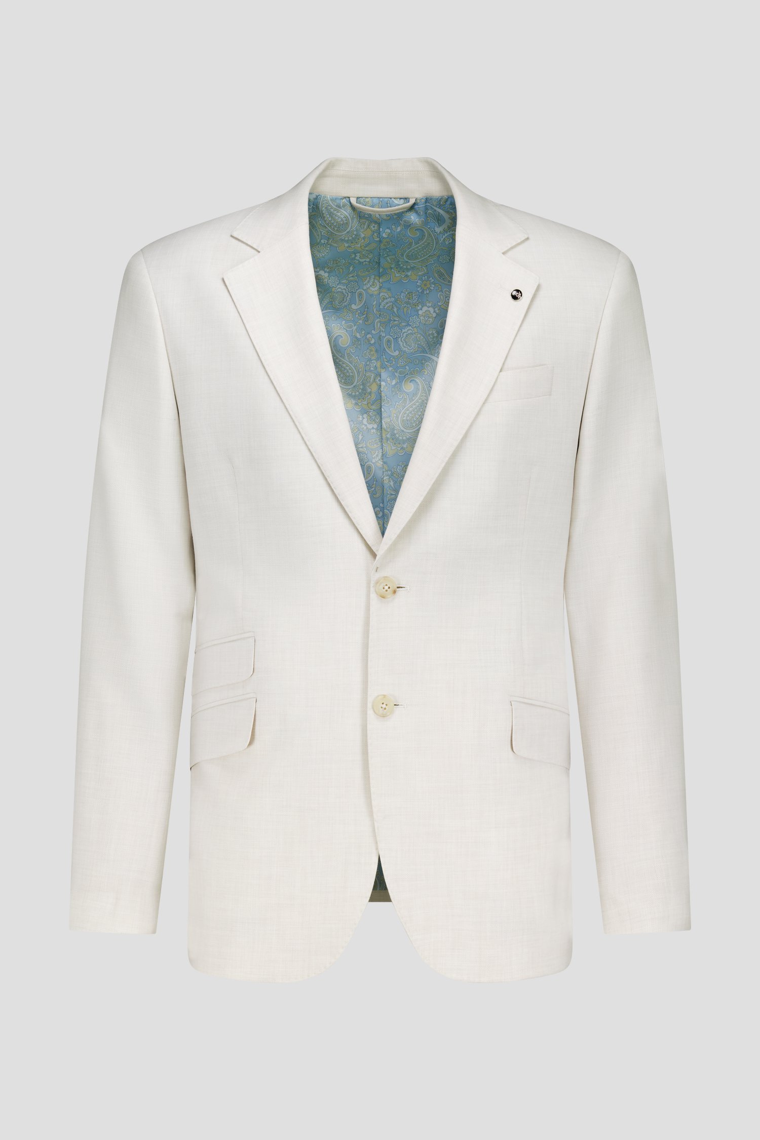 Lichtbeige kostuumvest – Slim fit  van Dansaert Black voor Heren